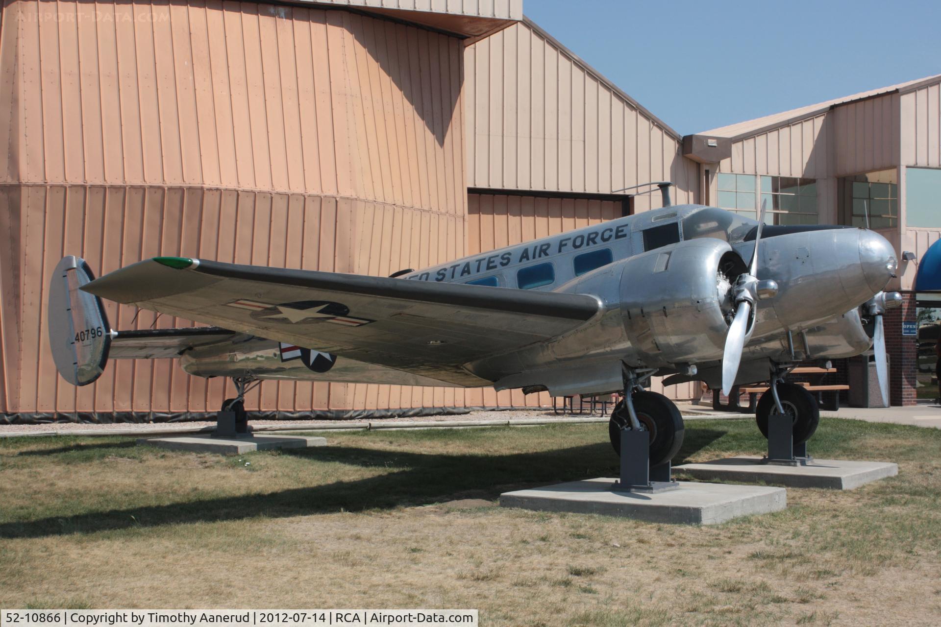 52-10866, 1952 Beech C-45H Expeditor C/N AF-796, 1952 Beech C-45H, c/n: AF-796