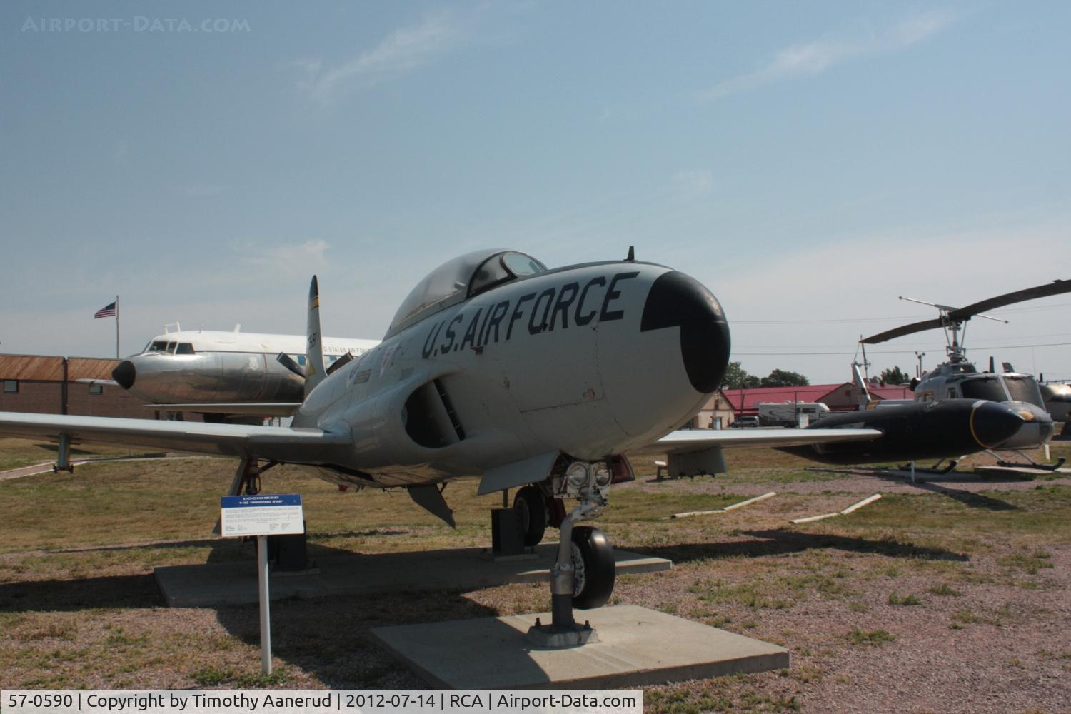 57-0590, 1957 Lockheed T-33A Shooting Star C/N 580-1319, 1957 Lockheed T-33A-5-LO Shooting Star, c/n: 580-1319