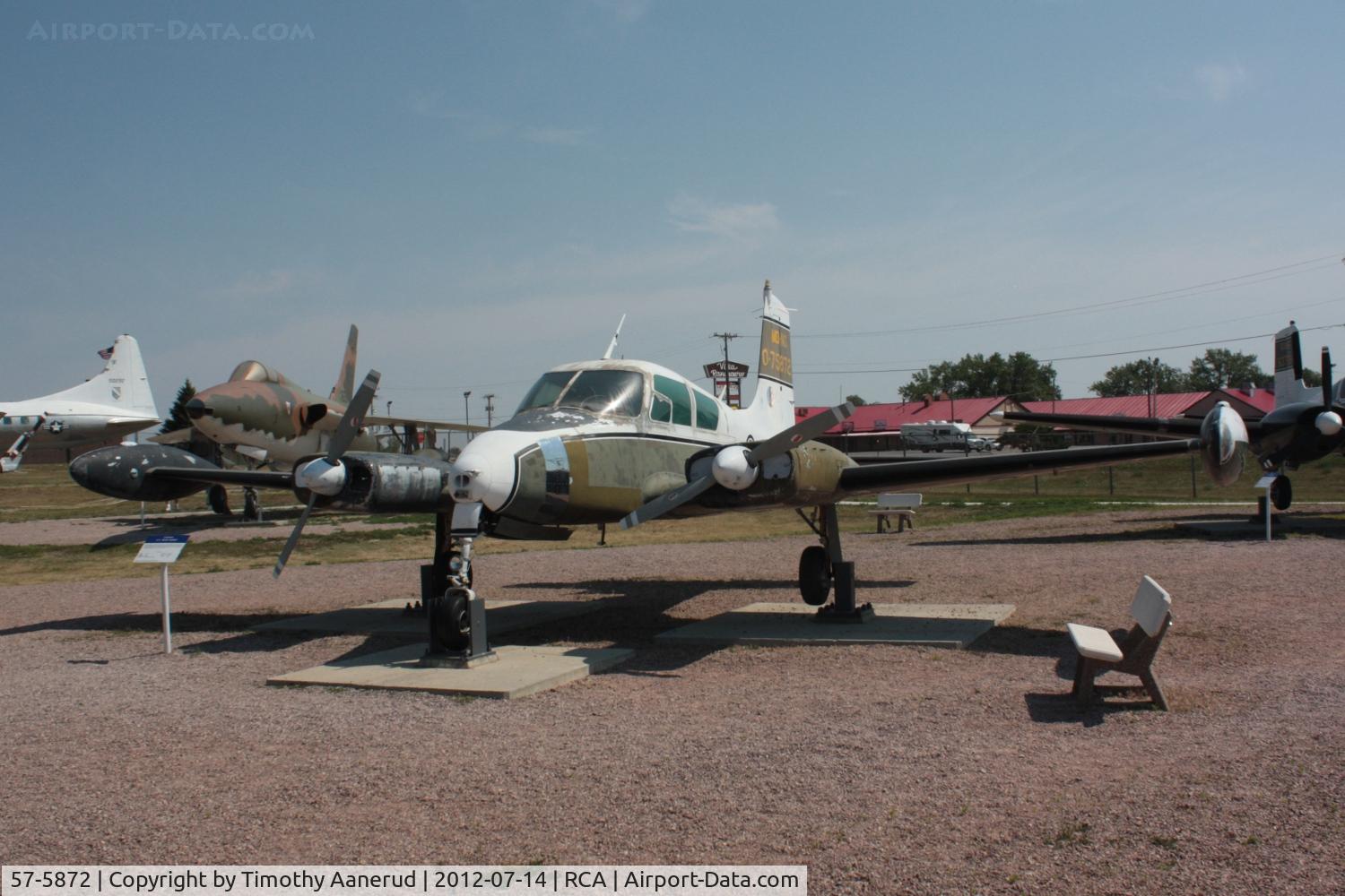57-5872, 1957 Cessna U-3A Blue Canoe (310A) C/N 38027, 1957 Cessna U-3A, c/n: 38027