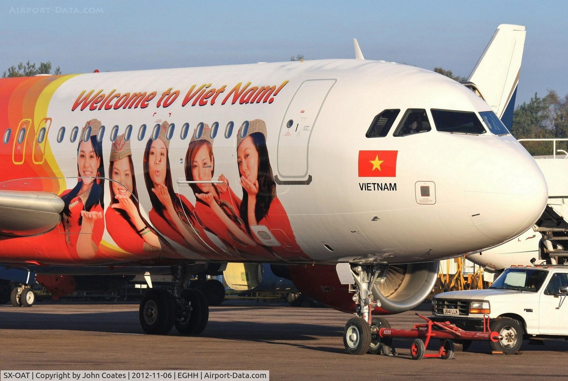 SX-OAT, 2010 Airbus A320-214 C/N 4190, Just resprayed for Vietjet Air..to be VN-A689
