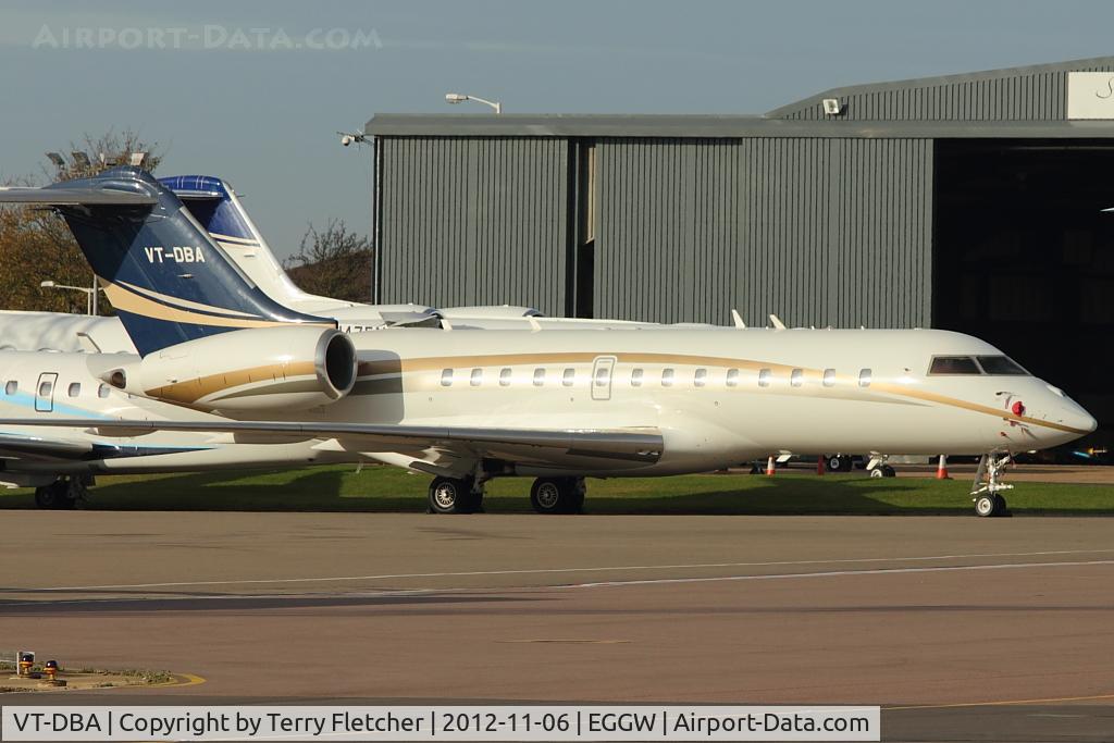 VT-DBA, 2008 Bombardier BD-700-1A10 Global 5000 C/N 9289, 2008 Bombardier BD-700-1A11, c/n: 9289