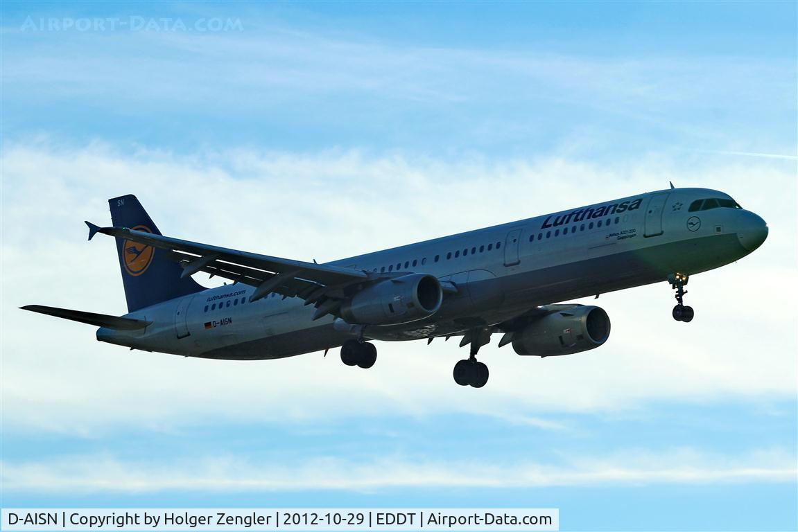 D-AISN, 2008 Airbus A321-231 C/N 3592, Lufthansa´s 