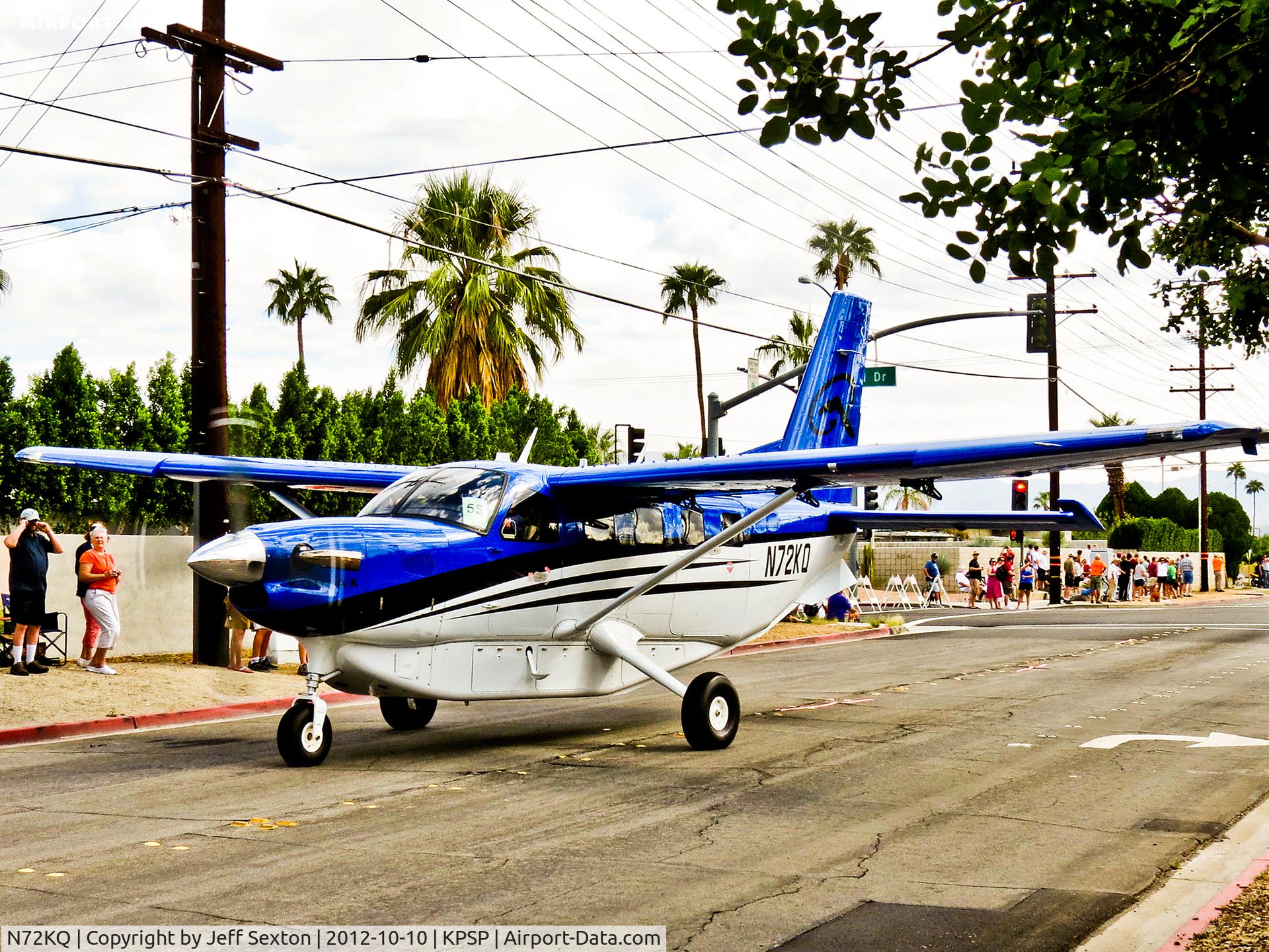 N72KQ, 2012 Quest Kodiak 100 C/N 100-0072, AOPA 2012 Parade at Palm Springs
