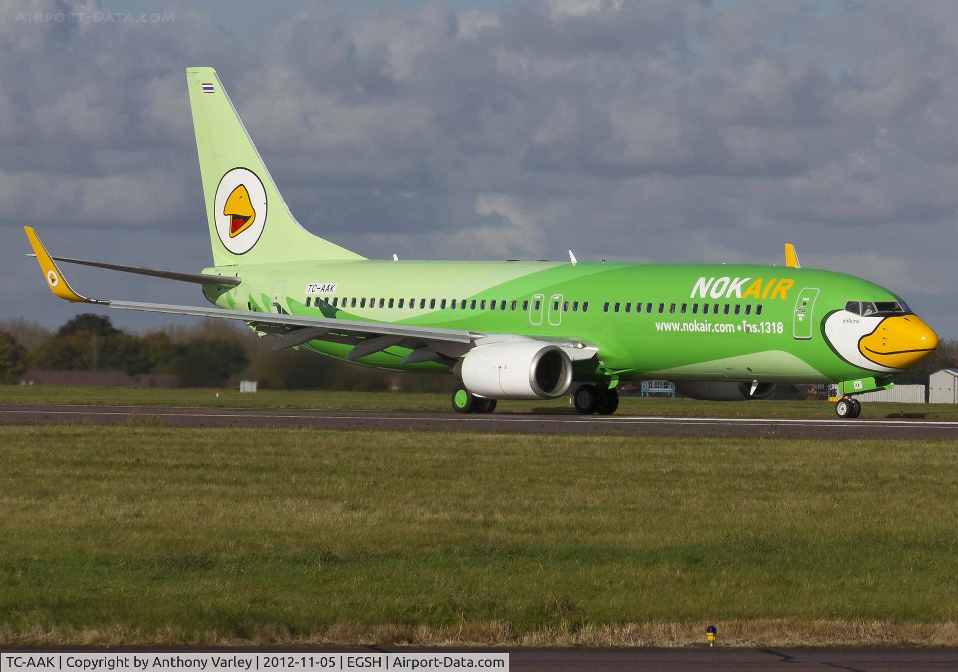 TC-AAK, 2007 Boeing 737-8FH C/N 35094/2195, Departing on an Air test.