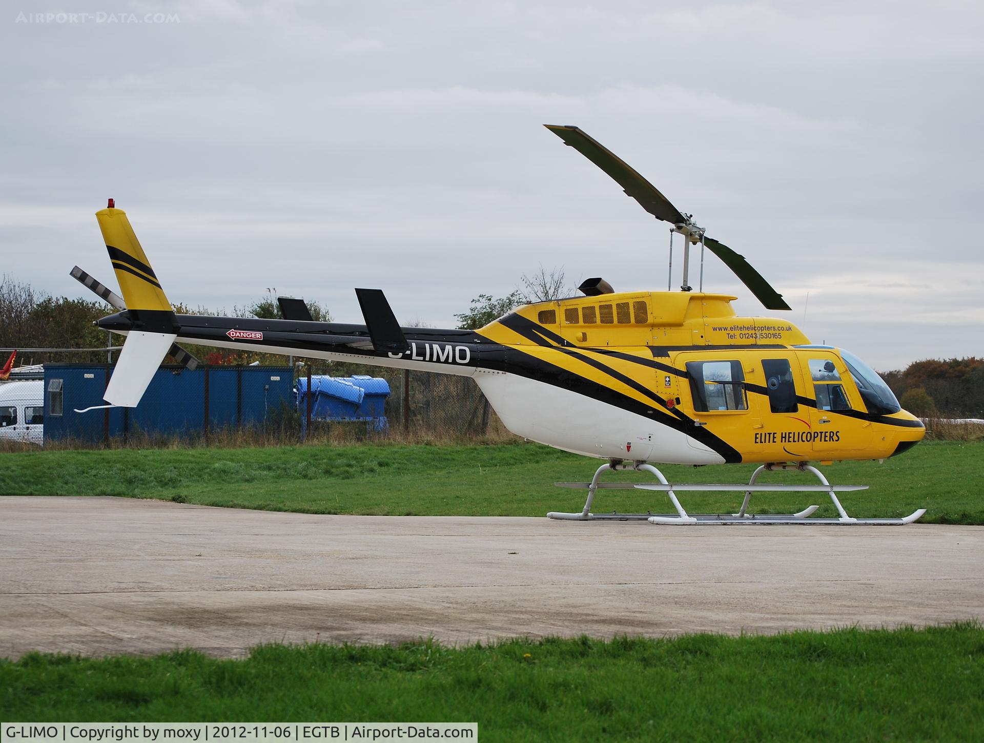 G-LIMO, 1980 Bell 206L-1 LongRanger II C/N 45476, Bell 206L-1 Longranger at Wycombe Air Park. Ex N5742H