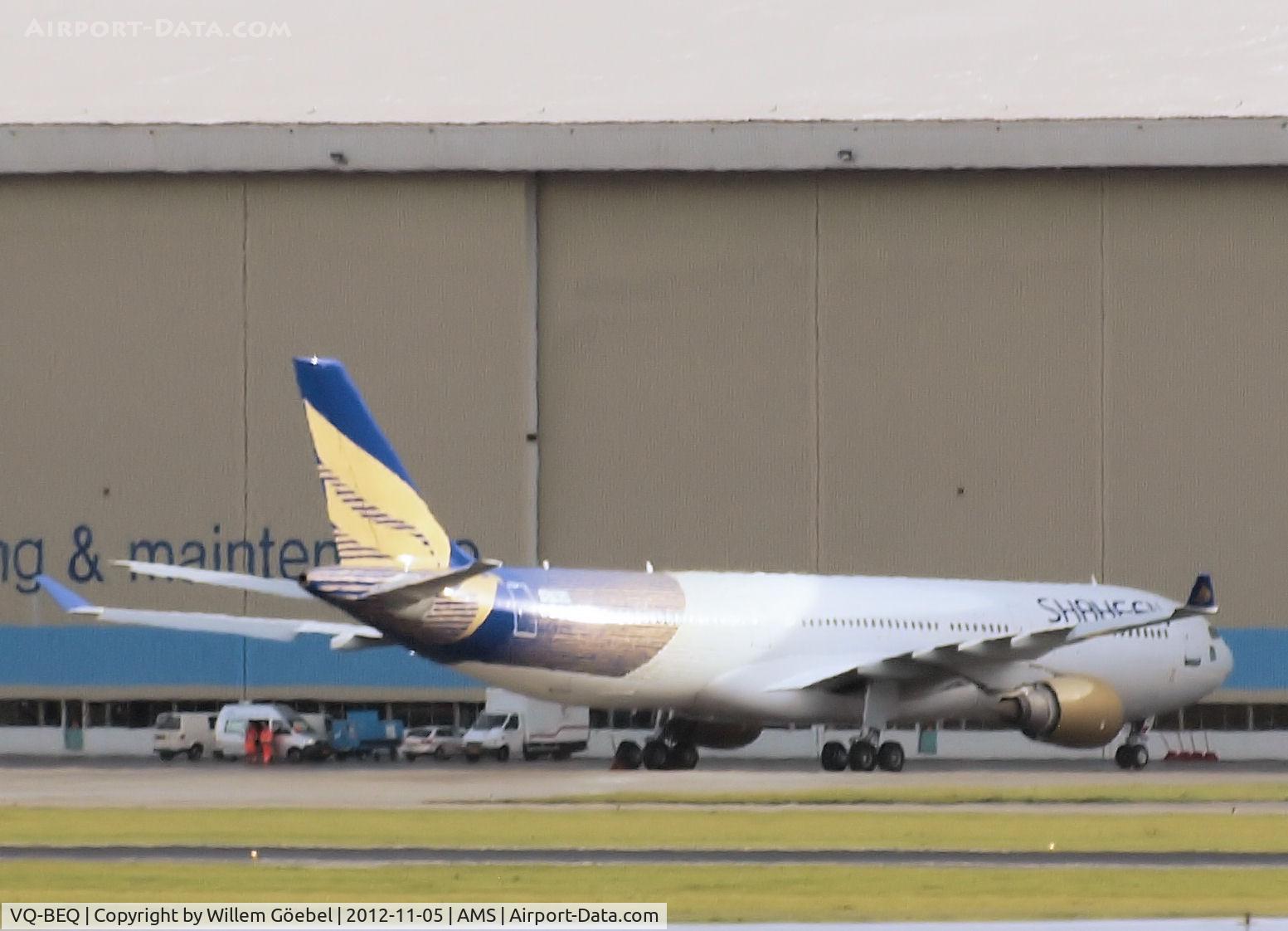 VQ-BEQ, 1995 Airbus A330-301 C/N 086, Now after painting for Shaheen Air ready for delivery.New  AP-BKN