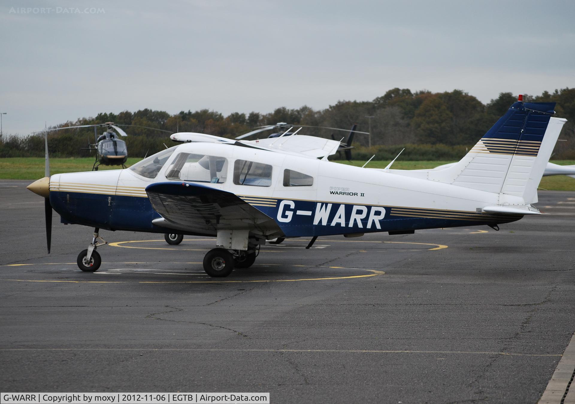 G-WARR, 1979 Piper PA-28-161 Cherokee Warrior III C/N 28-7916321, Piper Cherokee Warrior II at Wycombe Air Park. Ex N3074U