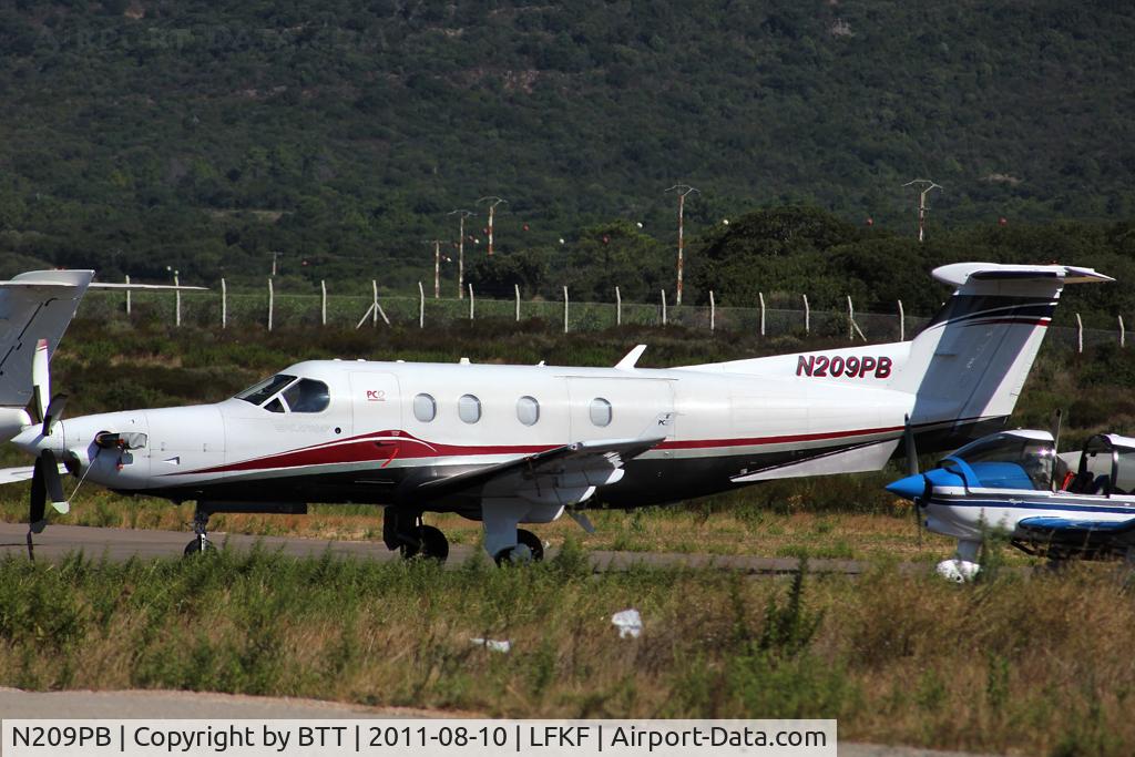 N209PB, 2005 Pilatus PC-12/45 C/N 609, Parked