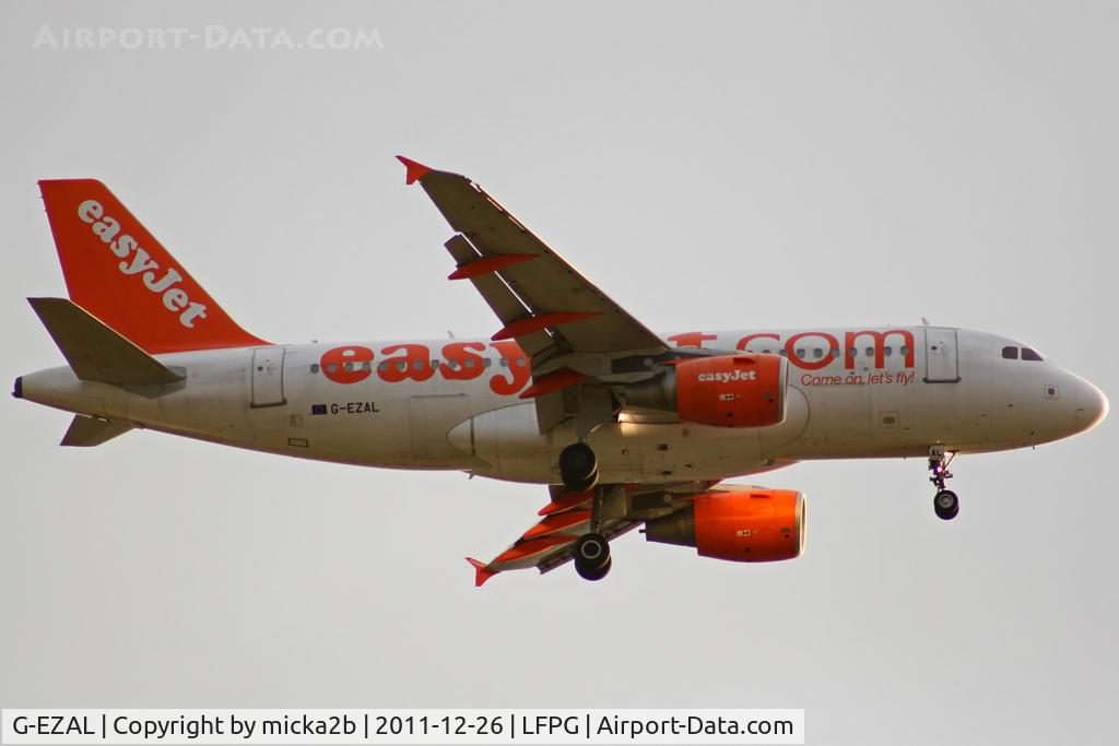 G-EZAL, 2006 Airbus A319-111 C/N 2754, Landing