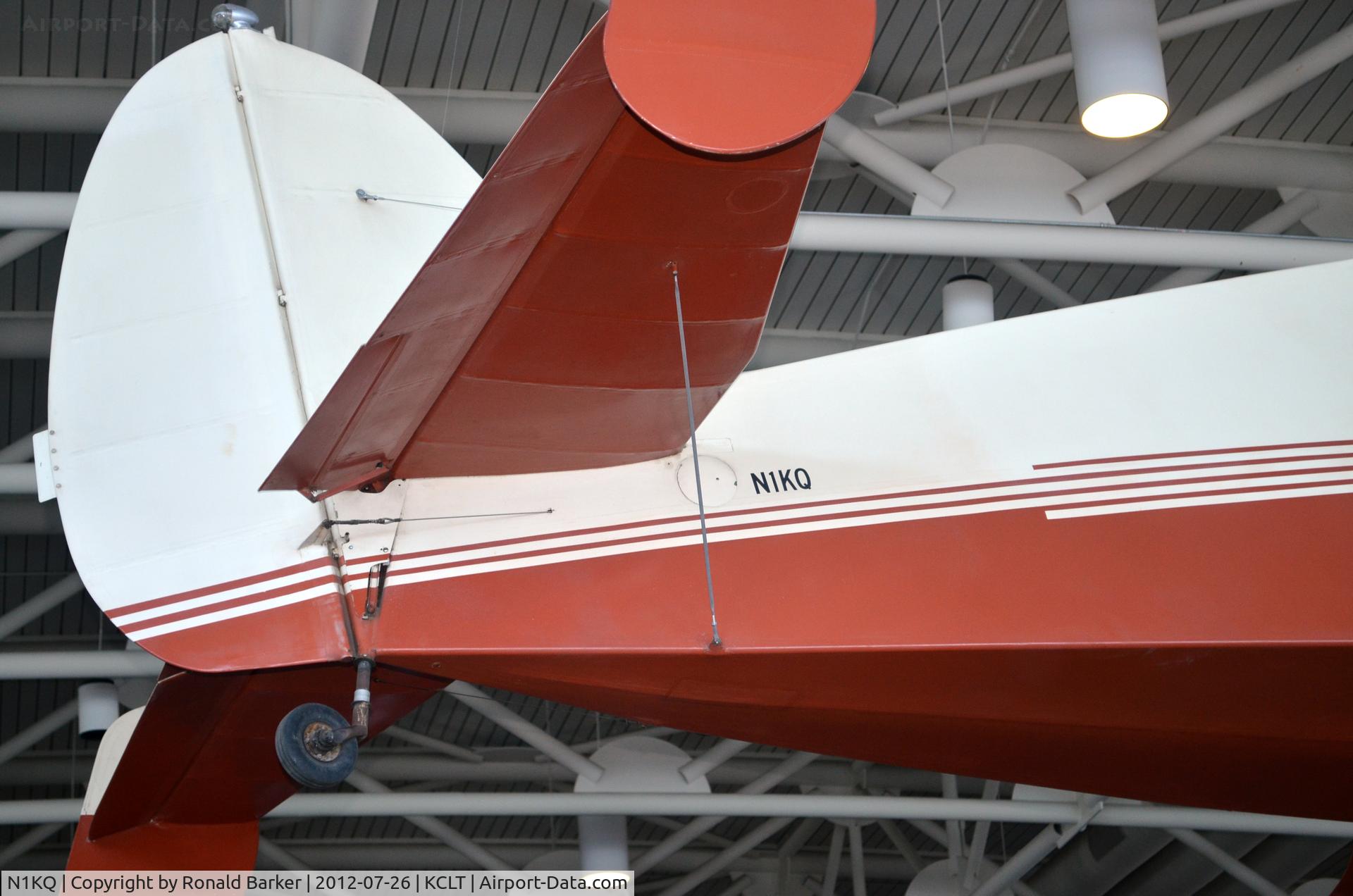 N1KQ, 1940 Bellanca 14-9L C/N 1037, CLT  Hanging in the lobby