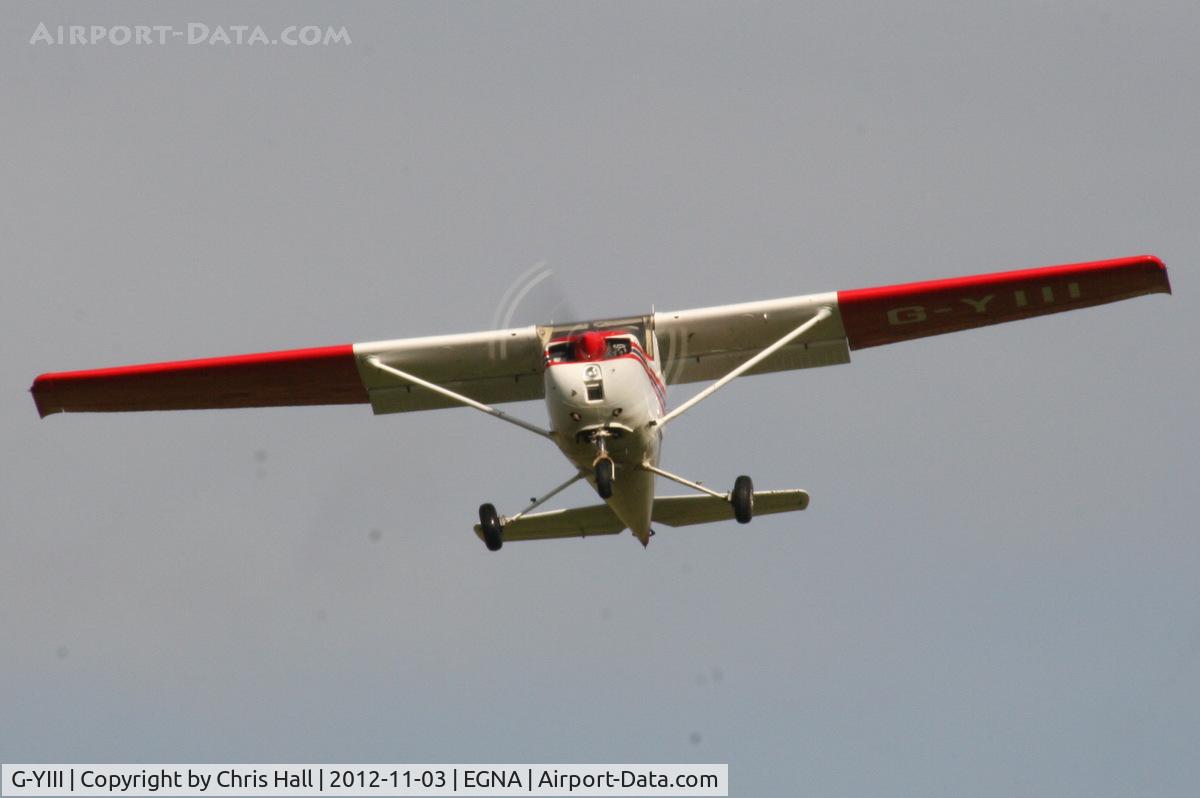 G-YIII, 1972 Reims Cessna F150L C/N 0827, at Hucknall Airfield, Derbyshire