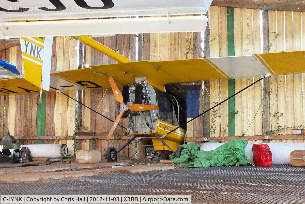 G-LYNK, 1998 CFM Shadow Series DD C/N 303-DD, at Brook Breasting Farm Airfield, Watnall, Nottinghamshire