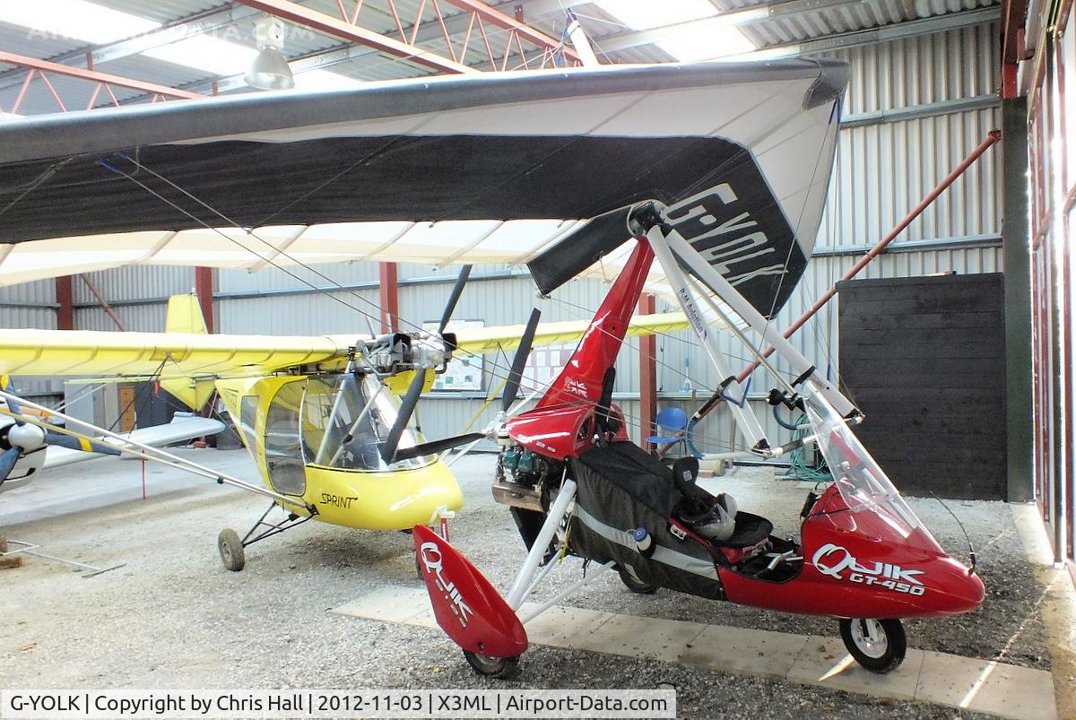 G-YOLK, 2008 P&M Aviation Quik GT450 C/N 8398, P&M Aviation Quik GT450