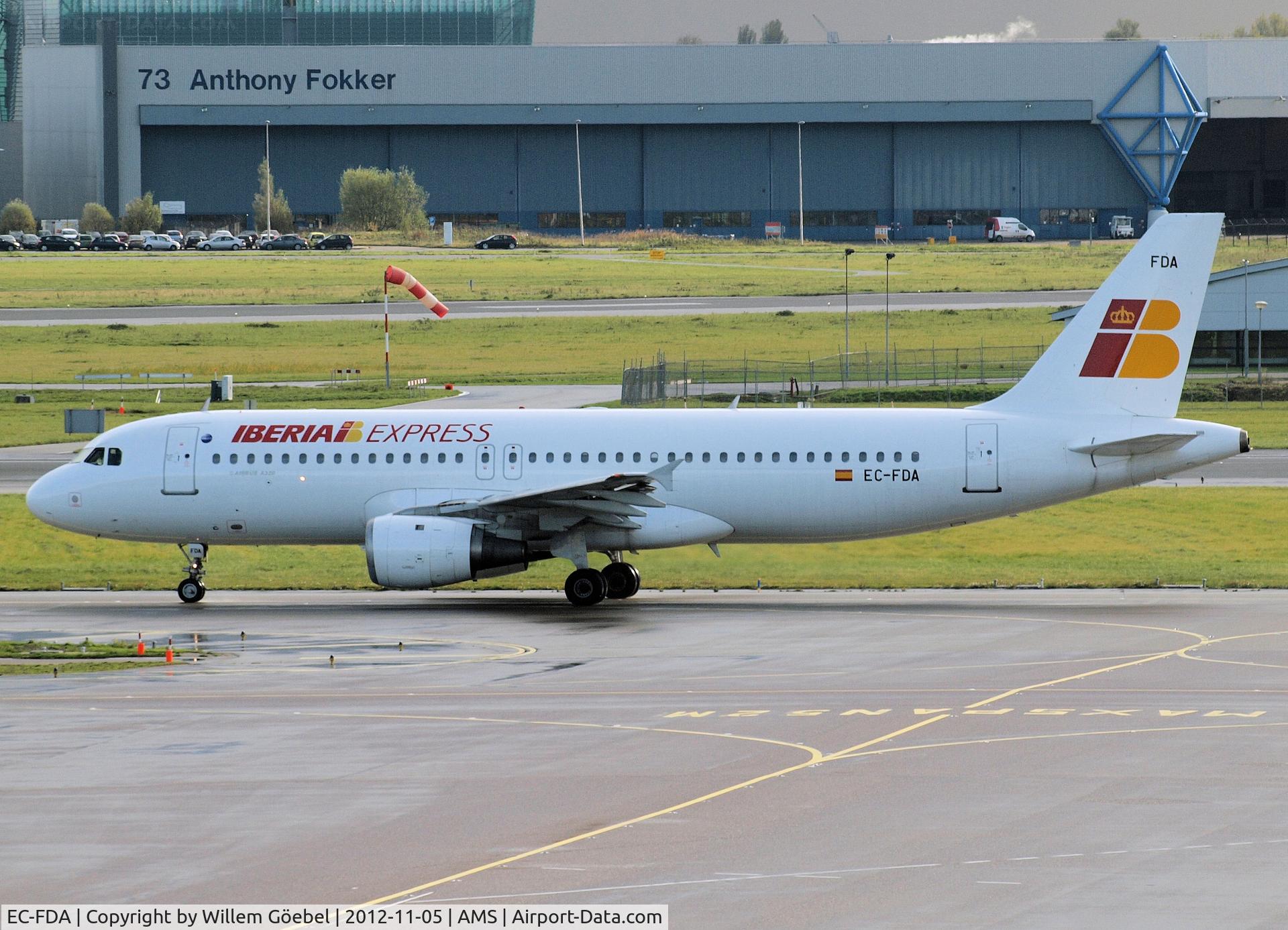 EC-FDA, 1991 Airbus A320-211 C/N 176, Taxi to runway 09 of Schiphol Airport