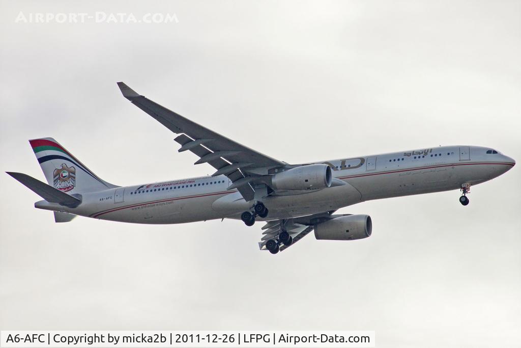 A6-AFC, 2010 Airbus A330-343X C/N 1167, Landing