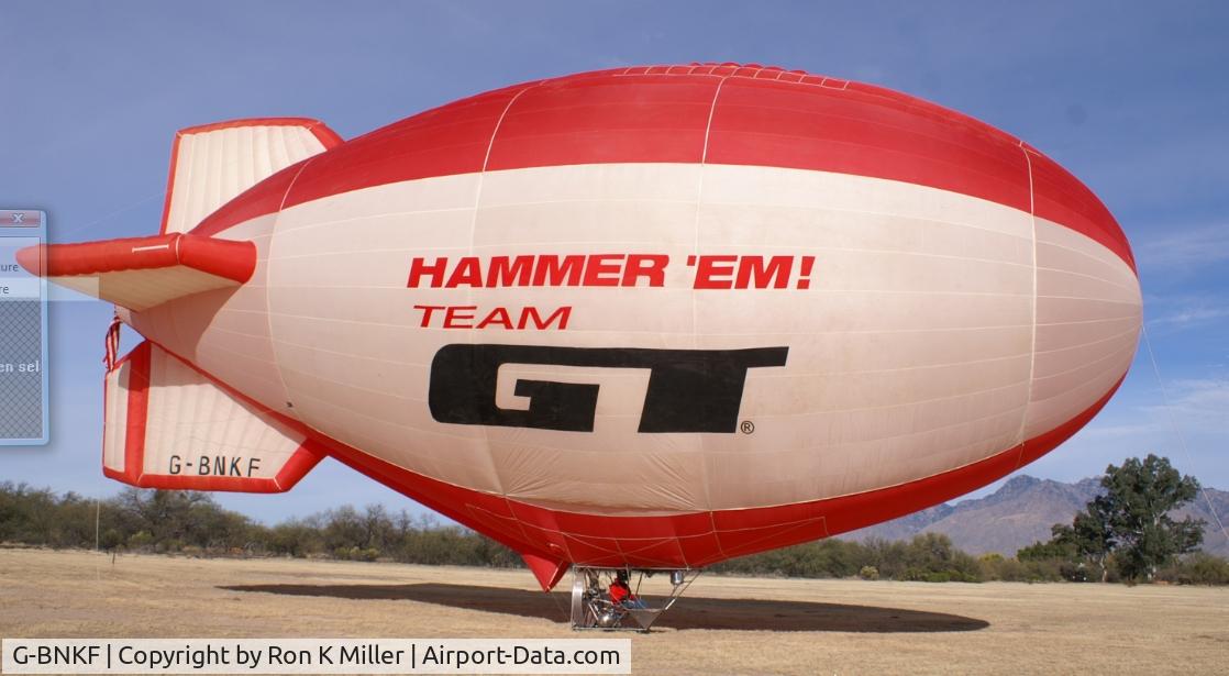 G-BNKF, 1987 Thunder And Colt Ltd COLT AS-56 C/N 899, Picture taken in Tucson, AZ.  This airship is currently for sale.