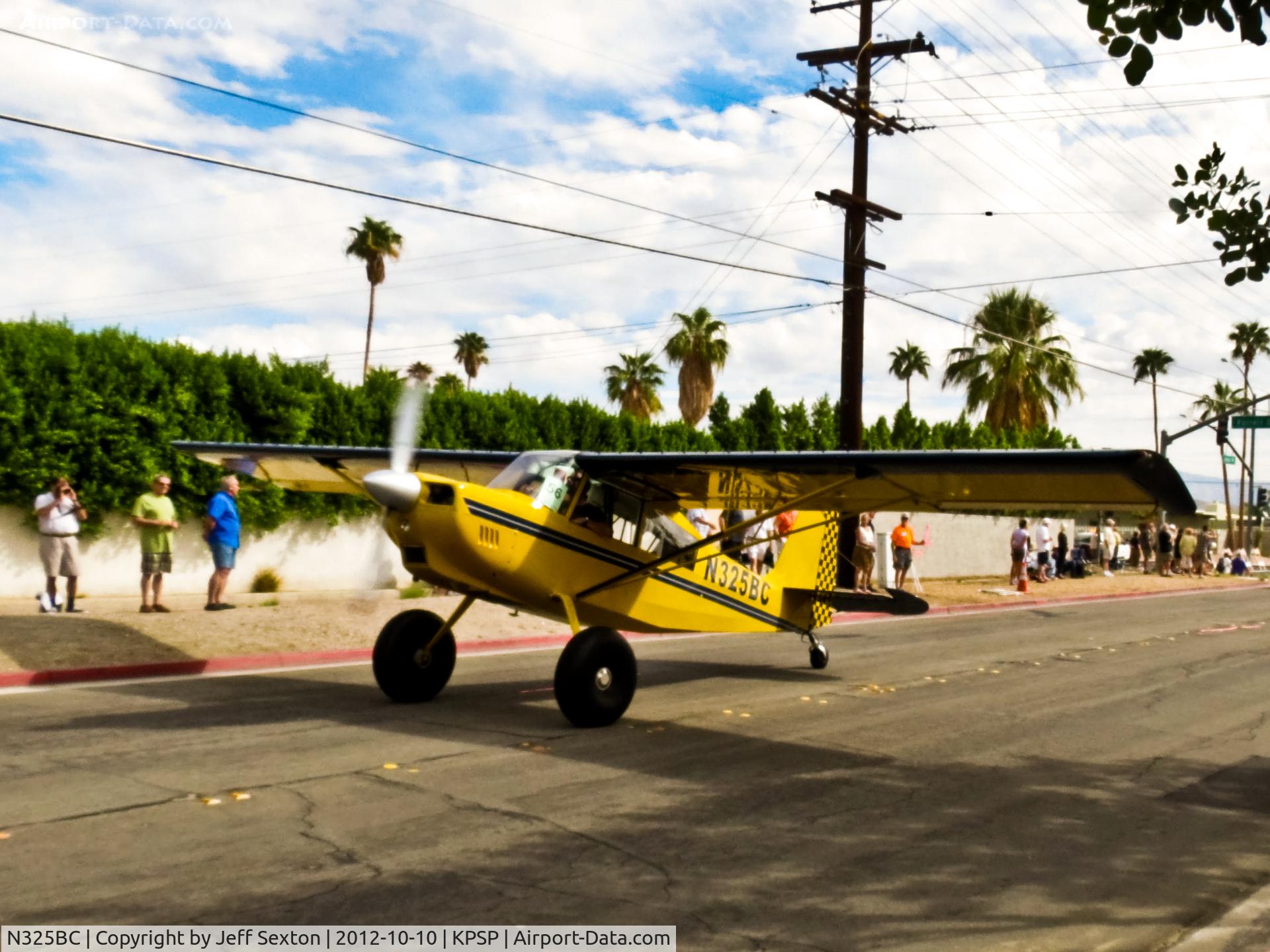 N325BC, 2010 American Champion 8GCBC Scout Scout C/N 522-2010, AOPA Parade at Palm Springs