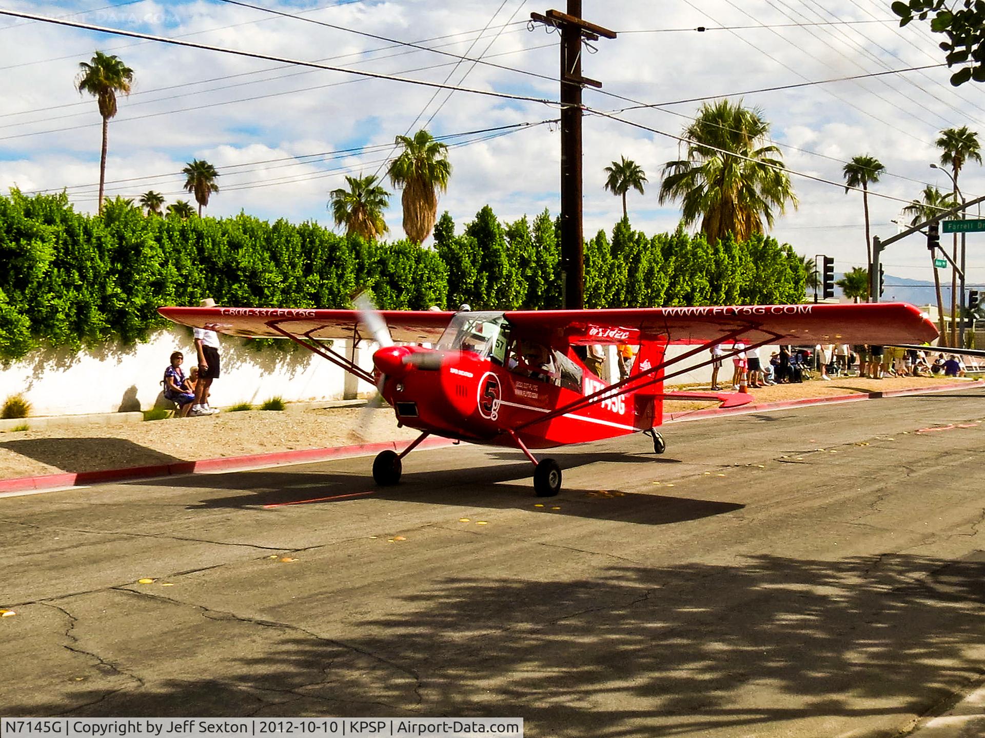 N7145G, 2012 American Champion 8KCAB Decathlon C/N 1121-2012, AOPA 2012 Parade at Palm Springs. N7145G Model - 8KCAB,  c/n 1121-2012