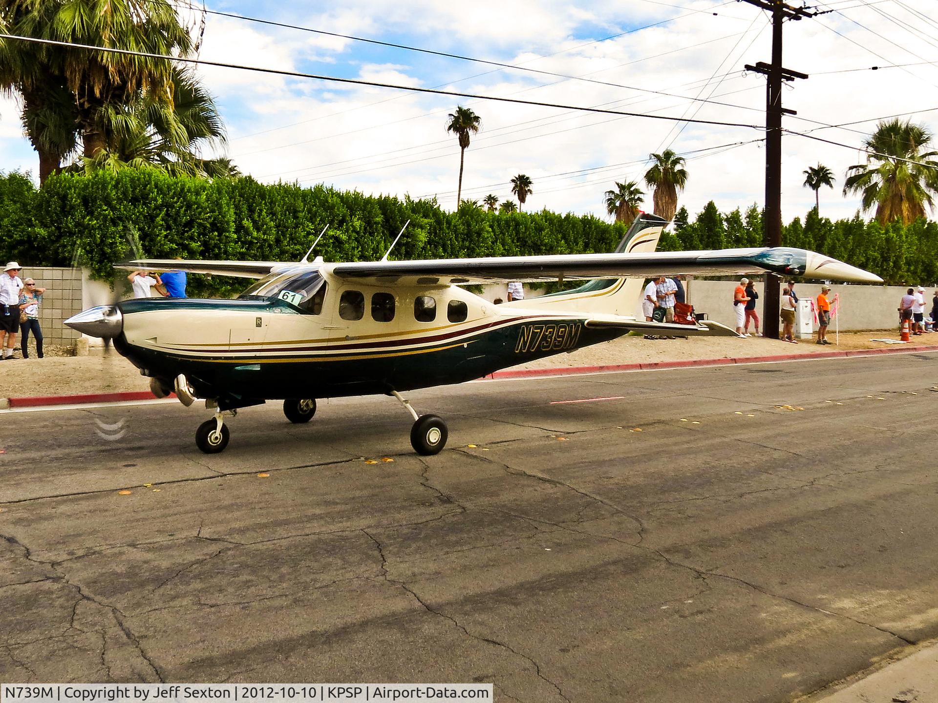 N739M, 1978 Cessna P210N Pressurised Centurion C/N P21000063, AOPA 2012 Parade at Palm Springs
