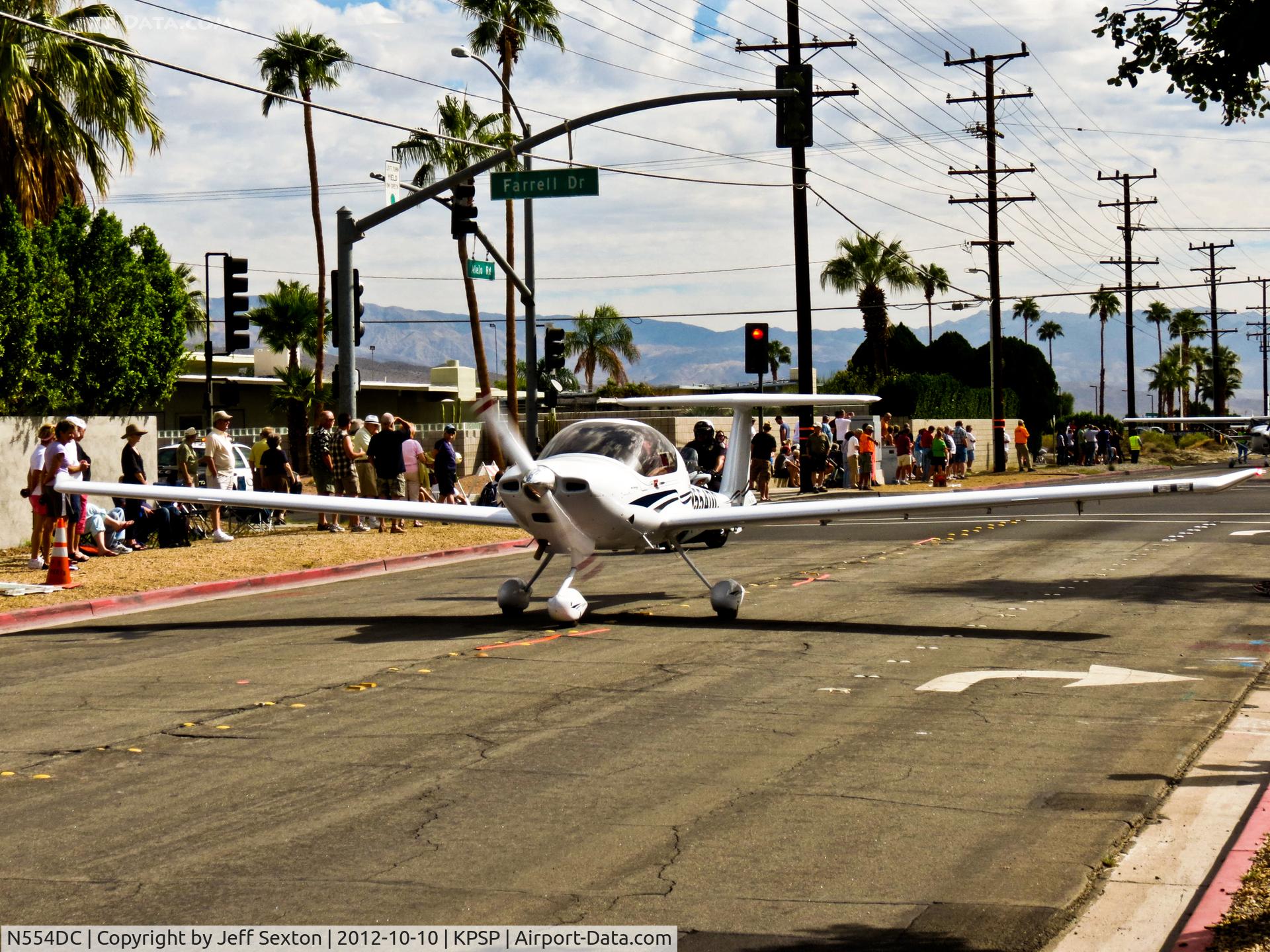 N554DC, 2012 Diamond DA20-C1 Eclispe C/N C0610, AOPA 2012 Parade at Palm Springs. Diamond Aircraft Ind. Inc.  DA20-C1  c/n  C0610
