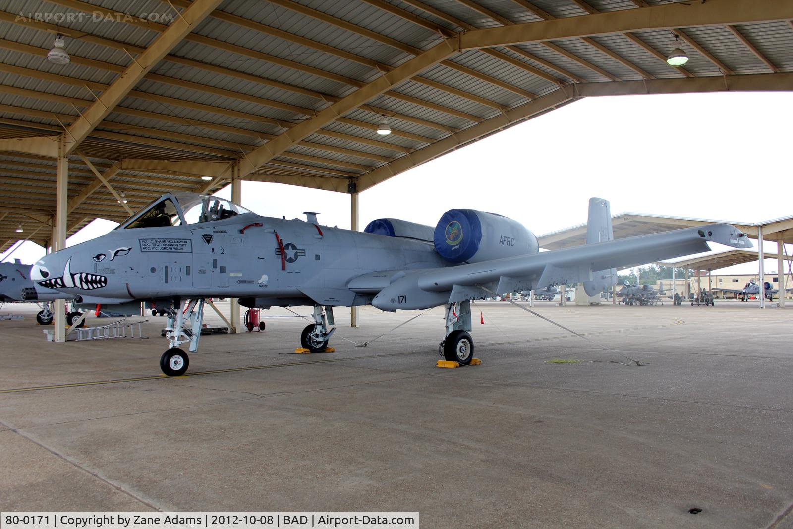 80-0171, 1980 Fairchild Republic A-10A Thunderbolt II C/N A10-0521, At Barksdale AFB - 47th Fighter Squadron