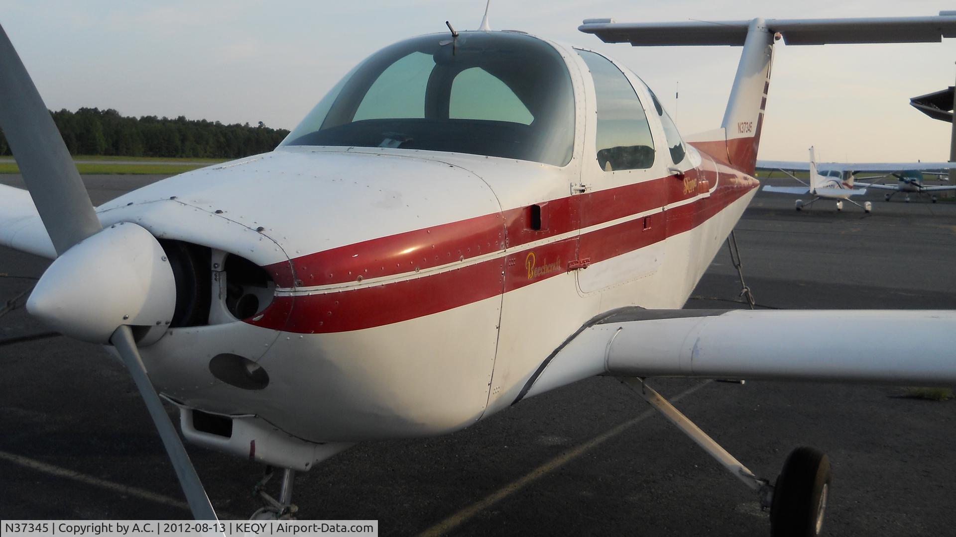 N37345, 1980 Beech 77 Skipper C/N WA-158, I got to fly this rare bird. Wonderful aircraft.