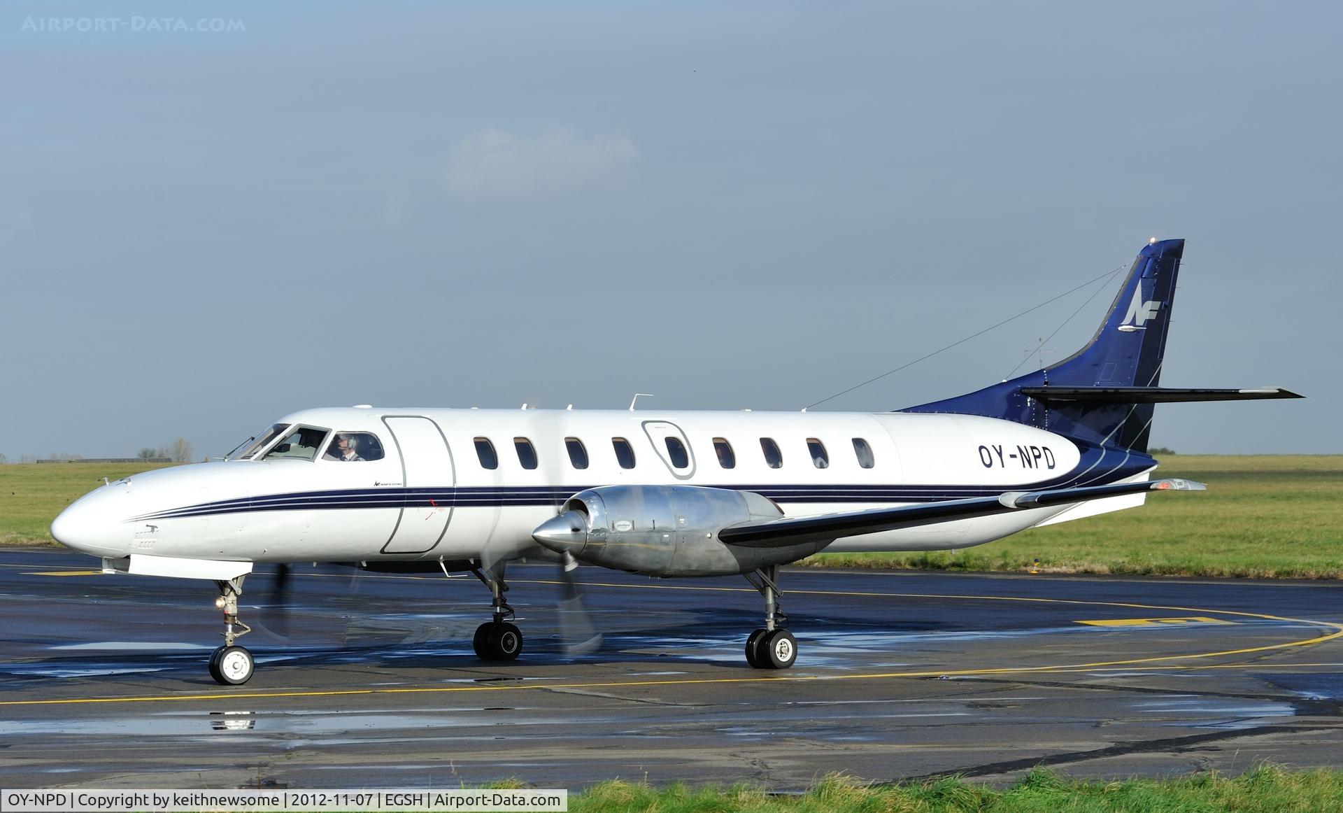 OY-NPD, 1994 Fairchild SA-227DC Metro 23 C/N DC-865B, Arriving into rare November sunshine !