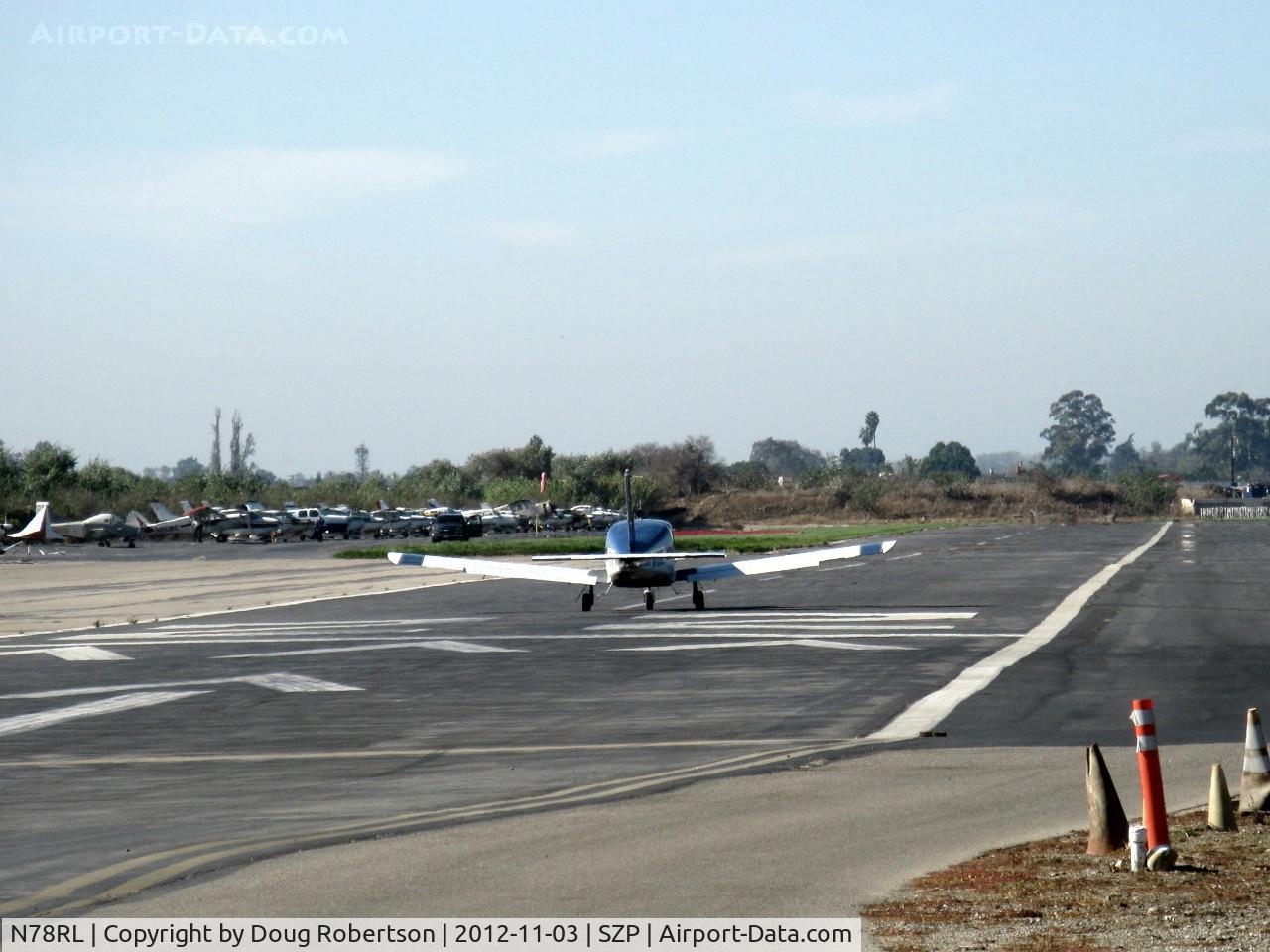 N78RL, 1984 Socata TB-20 Trinidad C/N 447, 1984 SOCATA TB-20 TRINIDAD, Lycoming IO-540-C4D5D 250 Hp, hydraulically-retractable tri-gear, free-fall emergency extension, takeoff roll Rwy 22