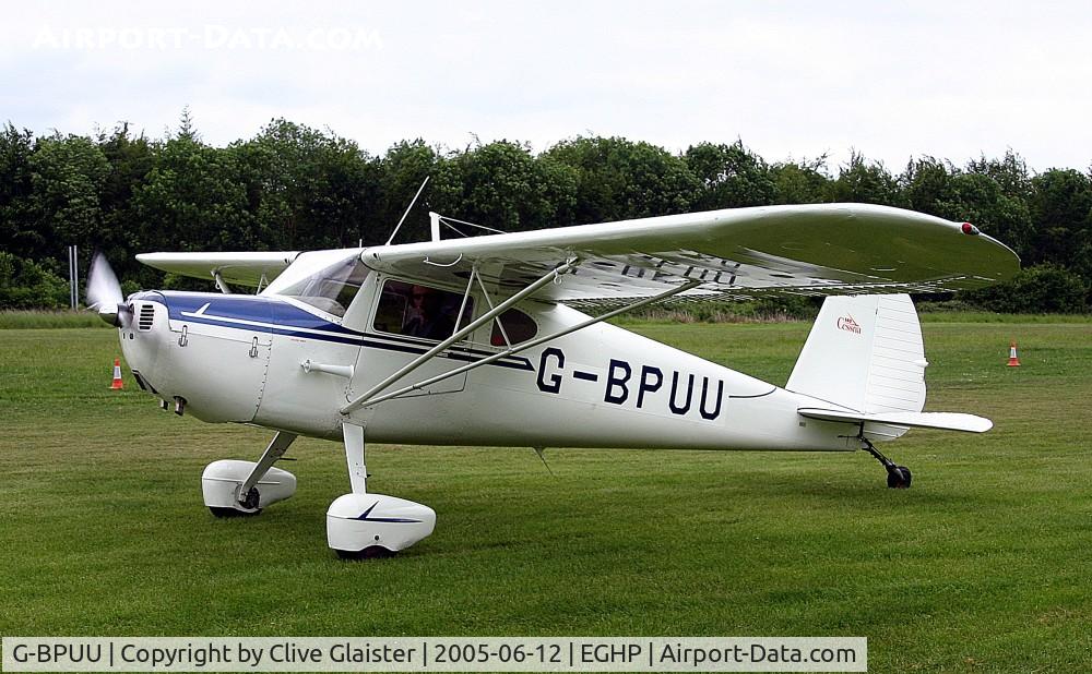 G-BPUU, 1947 Cessna 140 C/N 13722, Ex: N4251N > NC4251N - Originally and currently in private hands since November 2004.