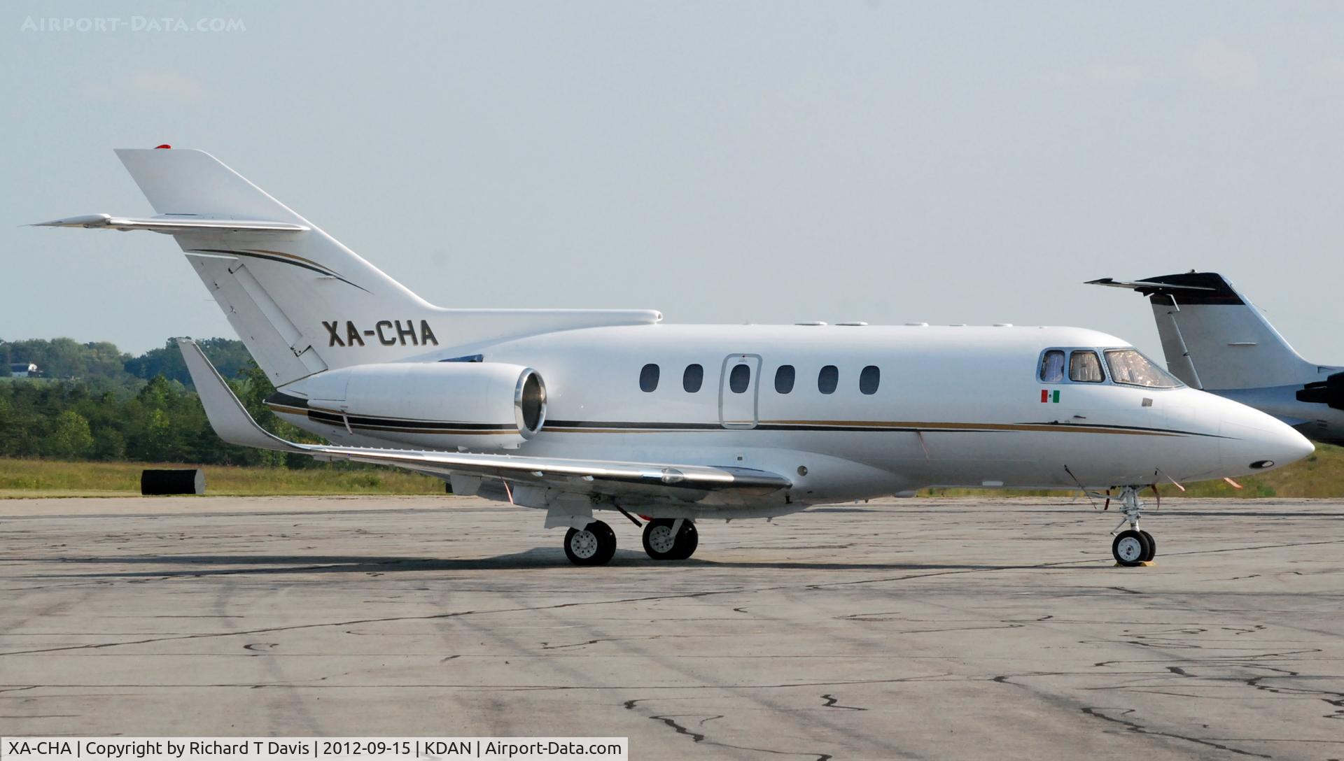 XA-CHA, 1993 British Aerospace BAe.125 Series 800A C/N 258241, Bae-125-800A/SP in Danville Va.