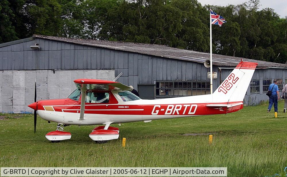 G-BRTD, 1977 Cessna 152 C/N 152-80023, Ex: N757UW > G-BRTD - Originally owned to, Thorpe Air Ltd in January 1990, currently with & Trustee of, 152 Group since Aprill 1993. 
