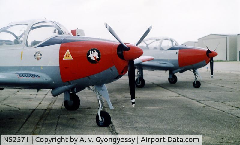 N52571, 1957 Piaggio P-149D C/N 296, Original with copy Cat paint ormond beach.