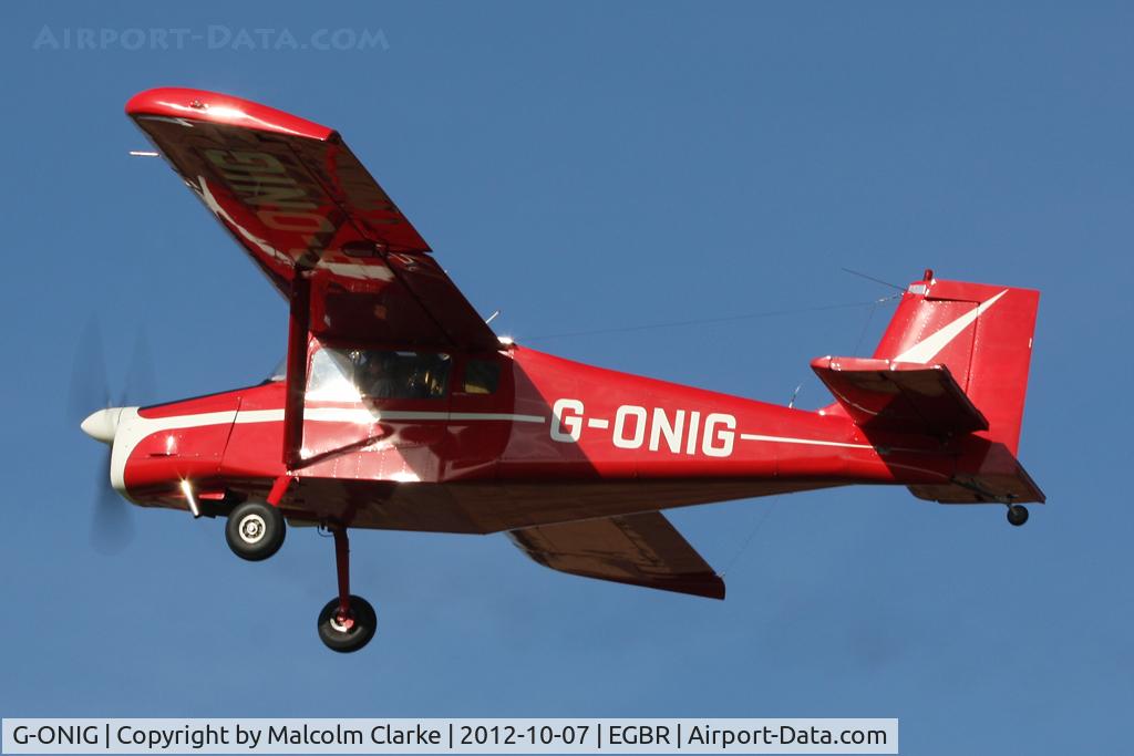 G-ONIG, 2003 Murphy Elite C/N PFA 232-14042, Murphy Elite, Hibernation Fly-In, The Real Aeroplane Company, Breighton Airfield, October 2012.