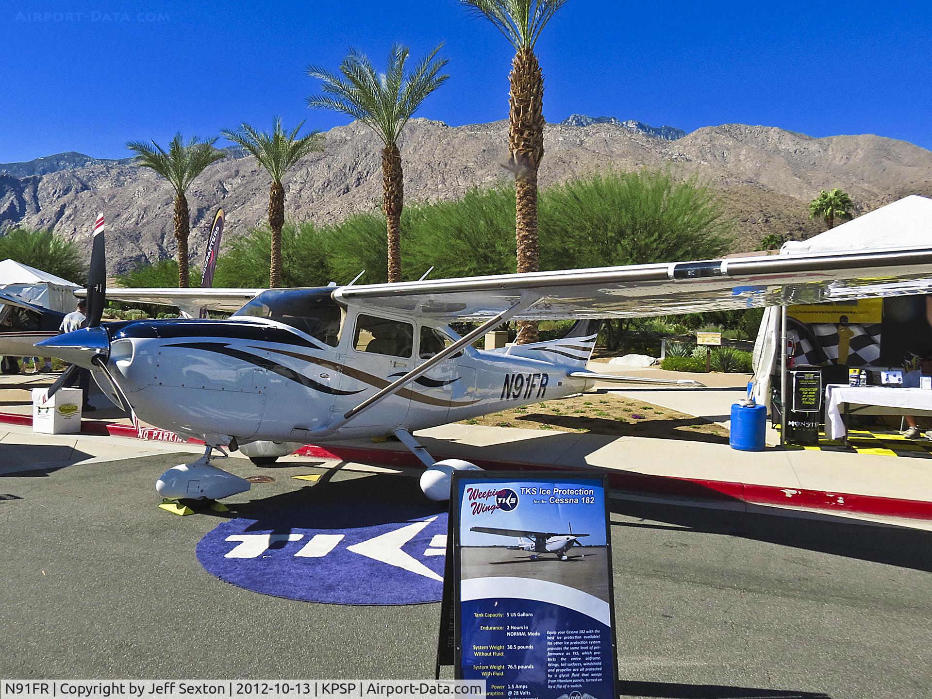 N91FR, 2008 Cessna T182T Turbo Skylane C/N T18208859, AOPA 2012 Static Display.