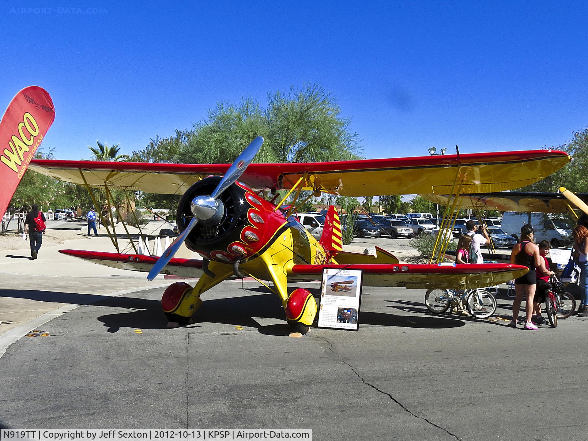 N919TT, 2006 Waco YMF-F5C C/N F5C111, AOPA 2012 Static Display.