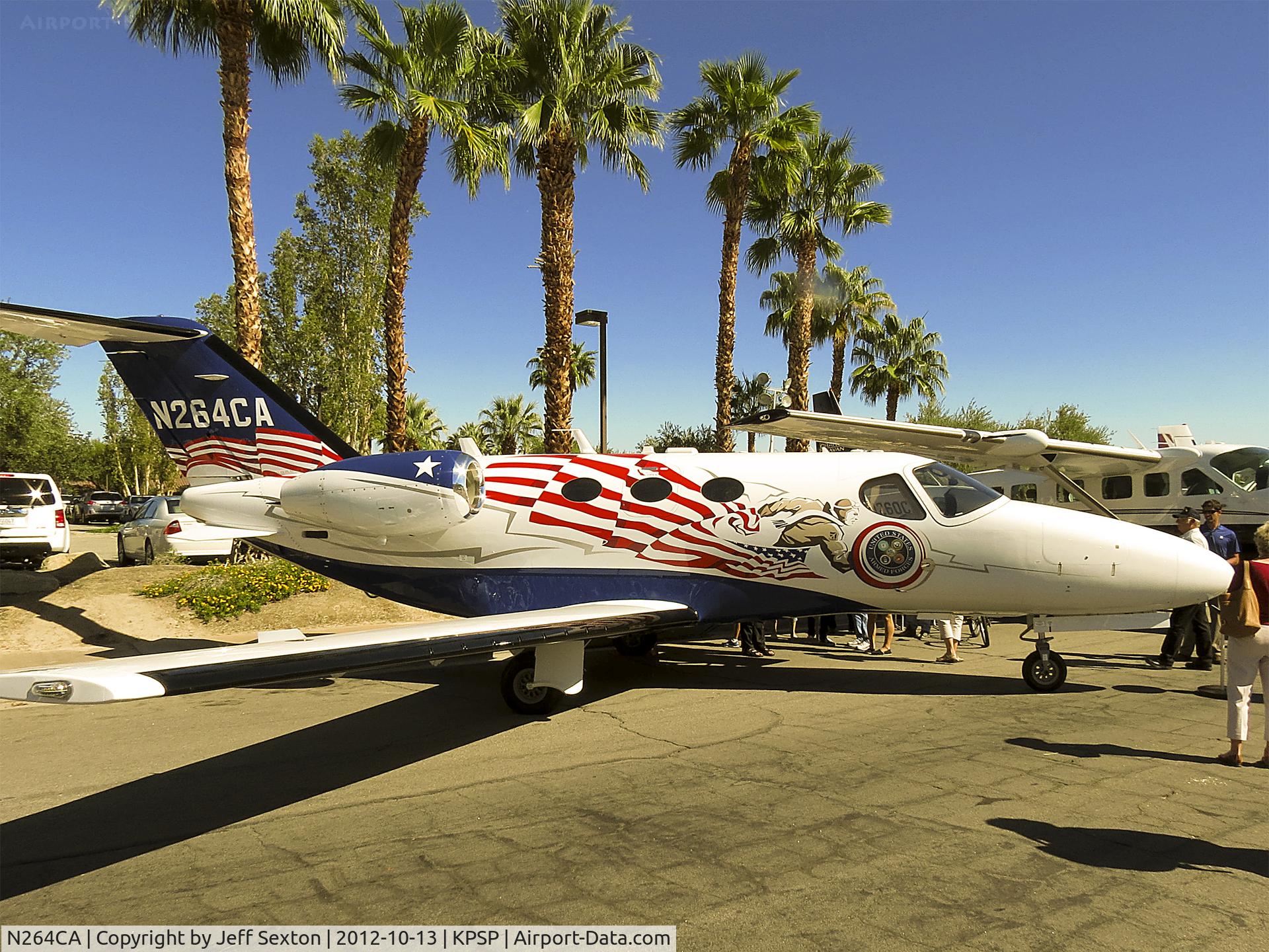N264CA, Cessna 510 Citation Mustang C/N 510-0381, AOPA 2012 Static Display.
