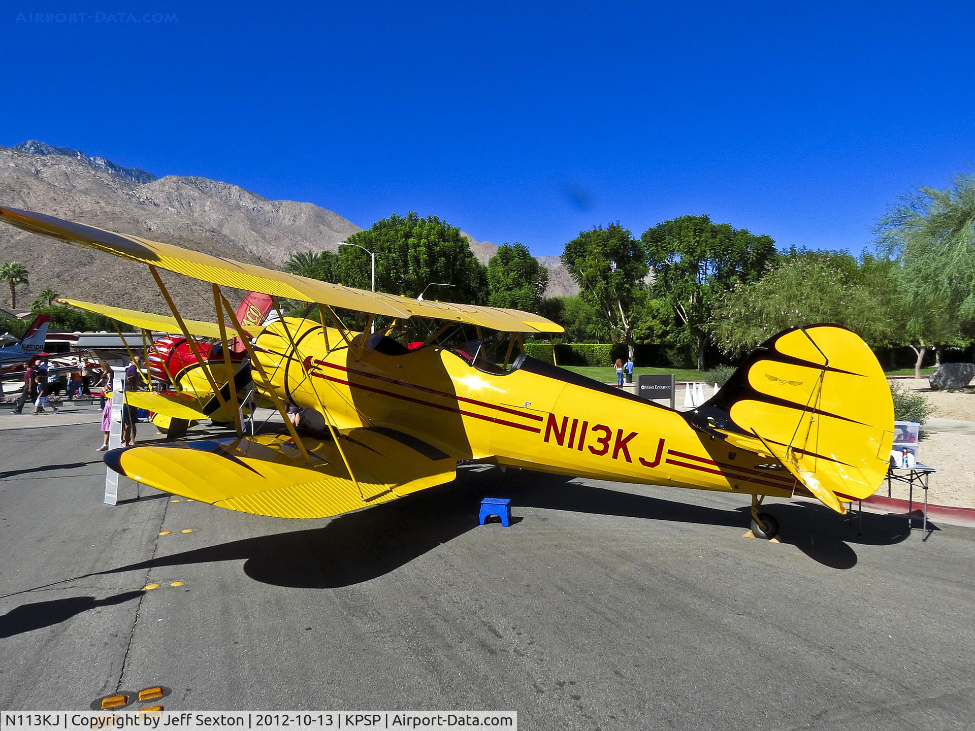 N113KJ, 2006 Waco YMF-F5C C/N F5C113, AOPA 2012 Static Display.