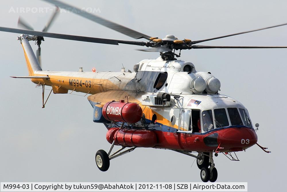 M994-03, Mil Mi-17 Hip C/N 59489619383, Malaysian Fire and Rescue Dept (BOMBA)
