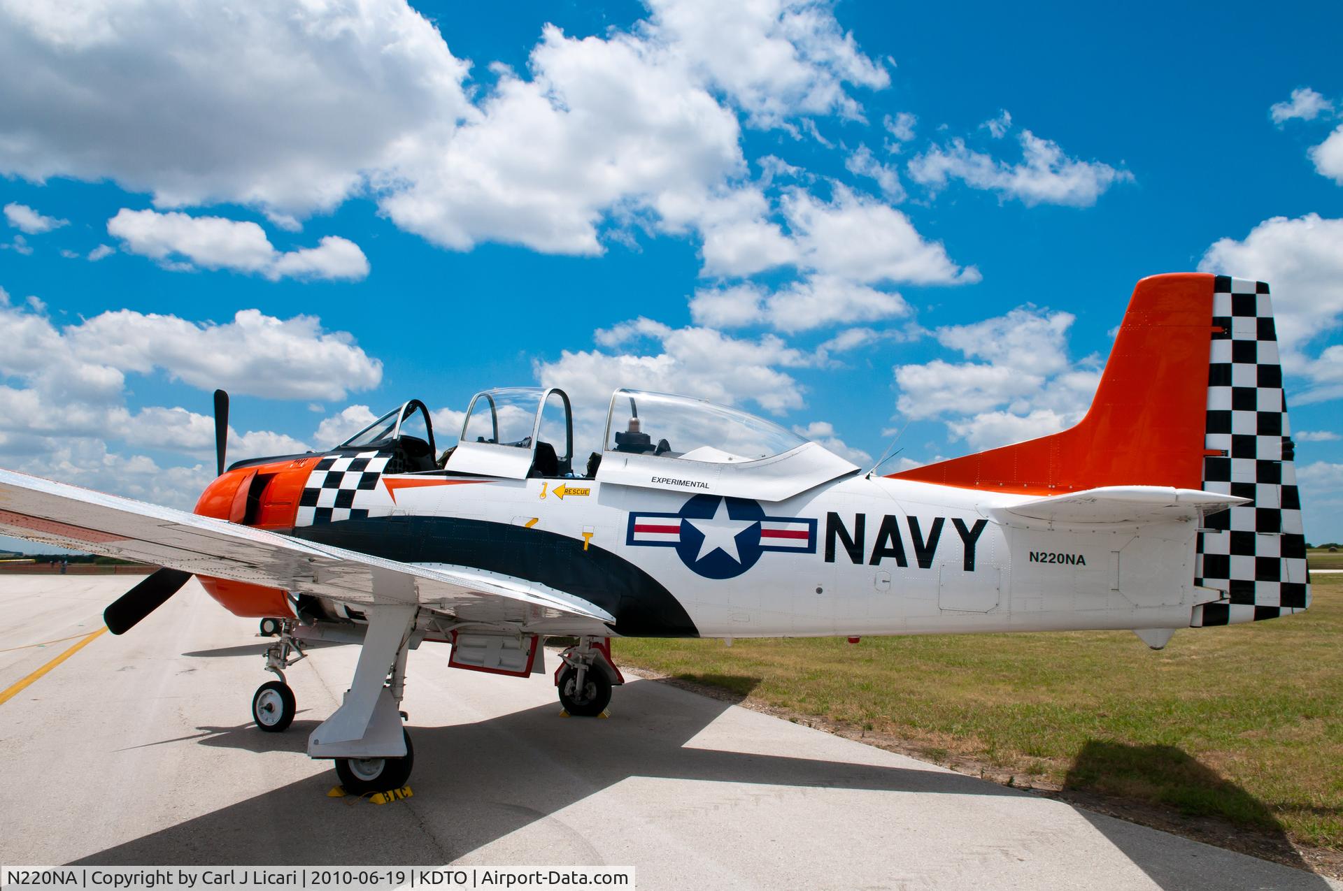 N220NA, 1955 North American T-28B C/N 138220, Denton, TX Airshow - 2010