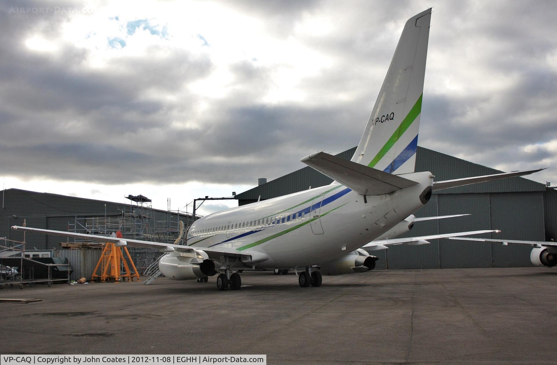 VP-CAQ, 1981 Boeing 737-2V6 C/N 22431, Being readied for departure from European