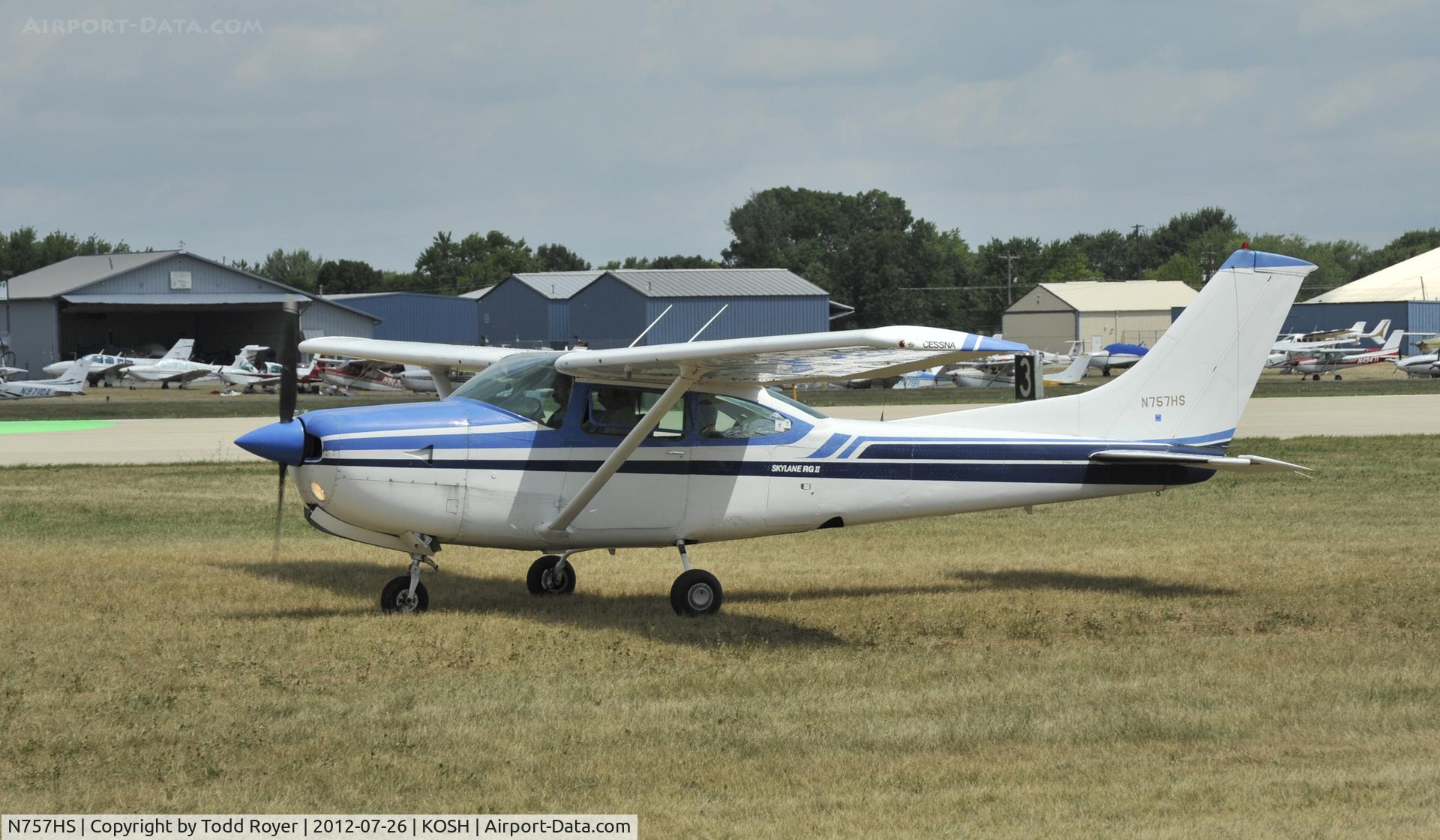N757HS, 1979 Cessna R182 Skylane RG C/N R18201234, Airventure 2012