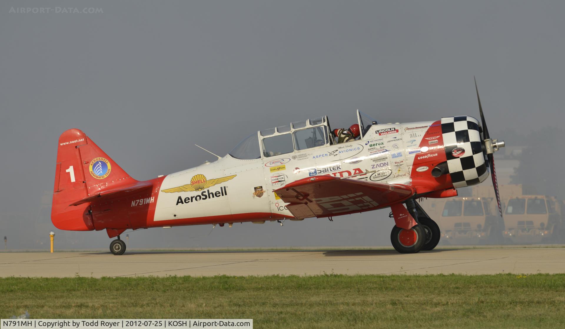 N791MH, 1951 North American T-6G Texan C/N 182-478, Airventure 2012