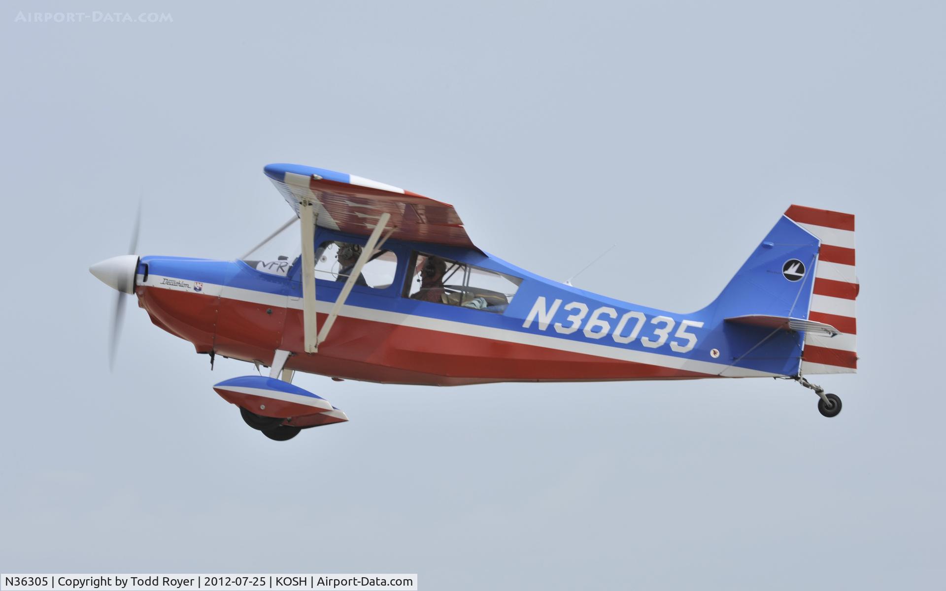 N36305, 1941 Taylorcraft BC-65 C/N 3223, Airventure 2012