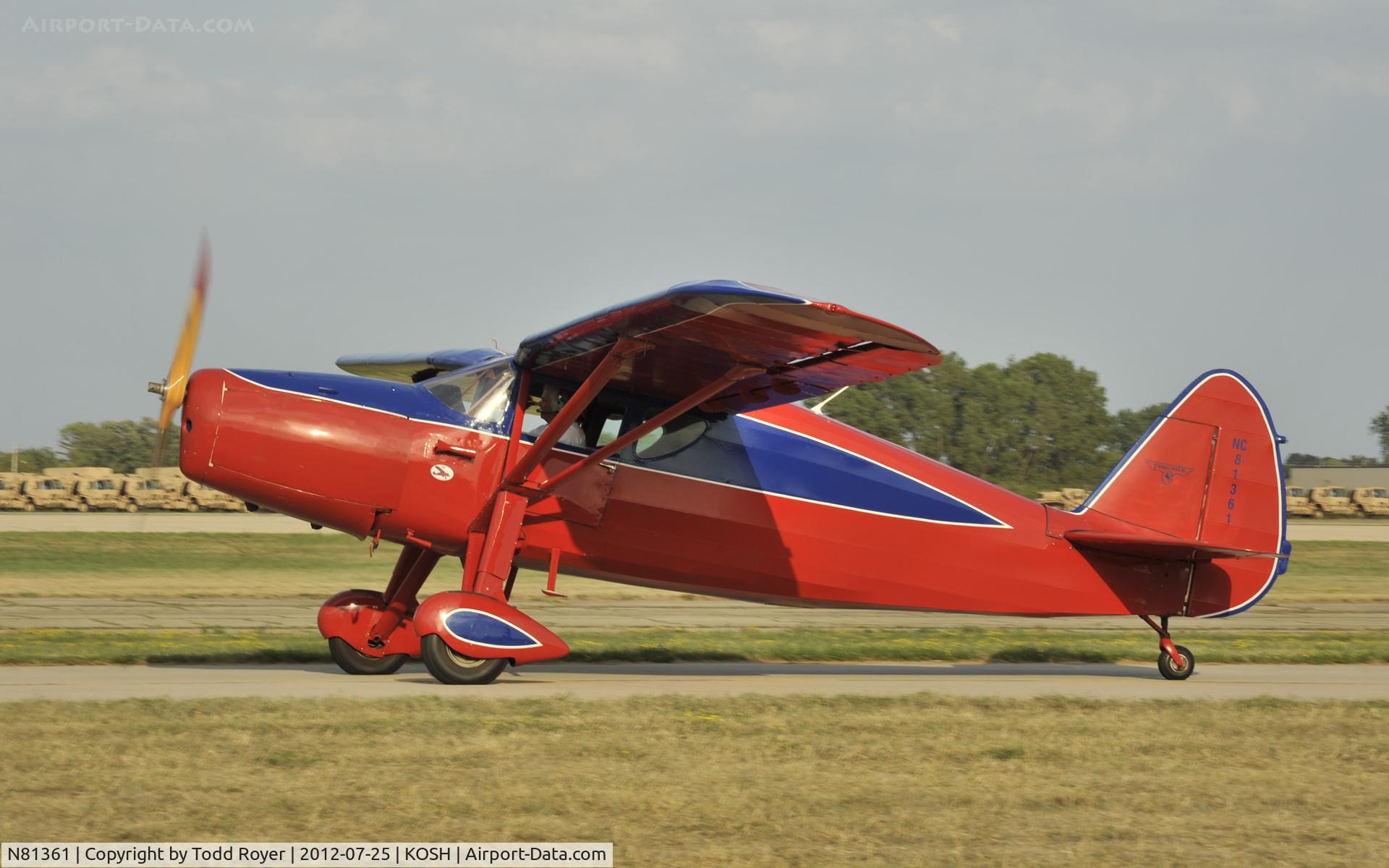 N81361, 1946 Fairchild 24R-46 C/N R46261, Airventure 2012