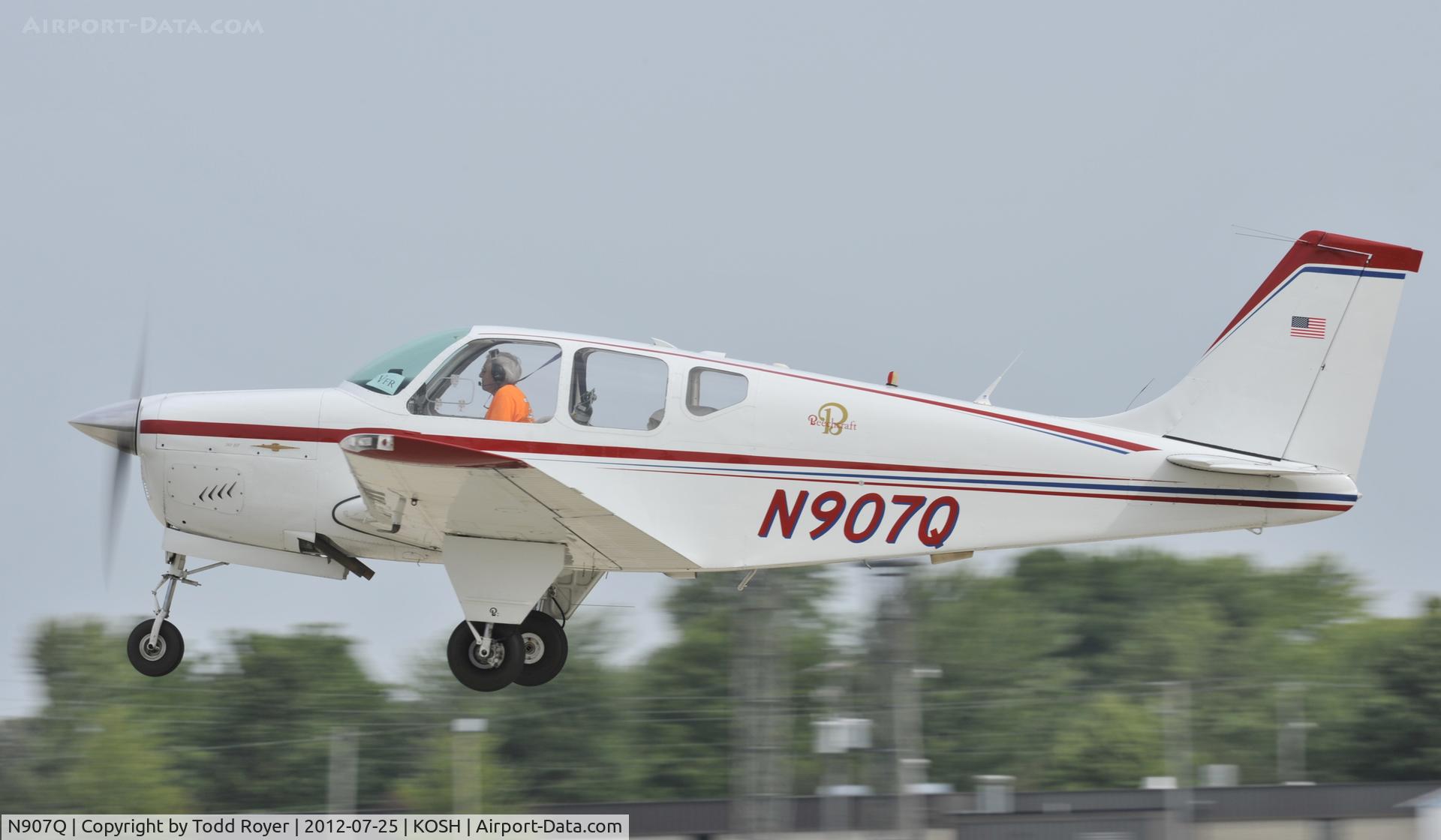 N907Q, 1962 Beech 35-A33 Debonair C/N CD-374, Airventure 2012