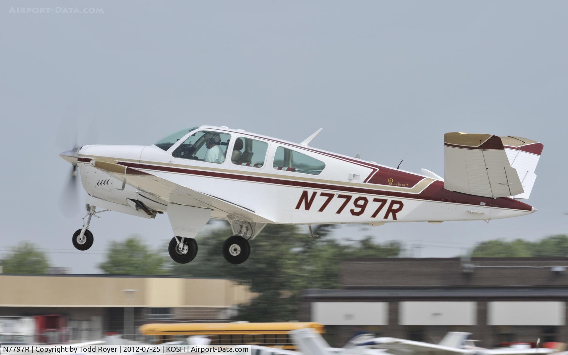 N7797R, 1968 Beech V35A Bonanza C/N D-8890, Airventure 2012