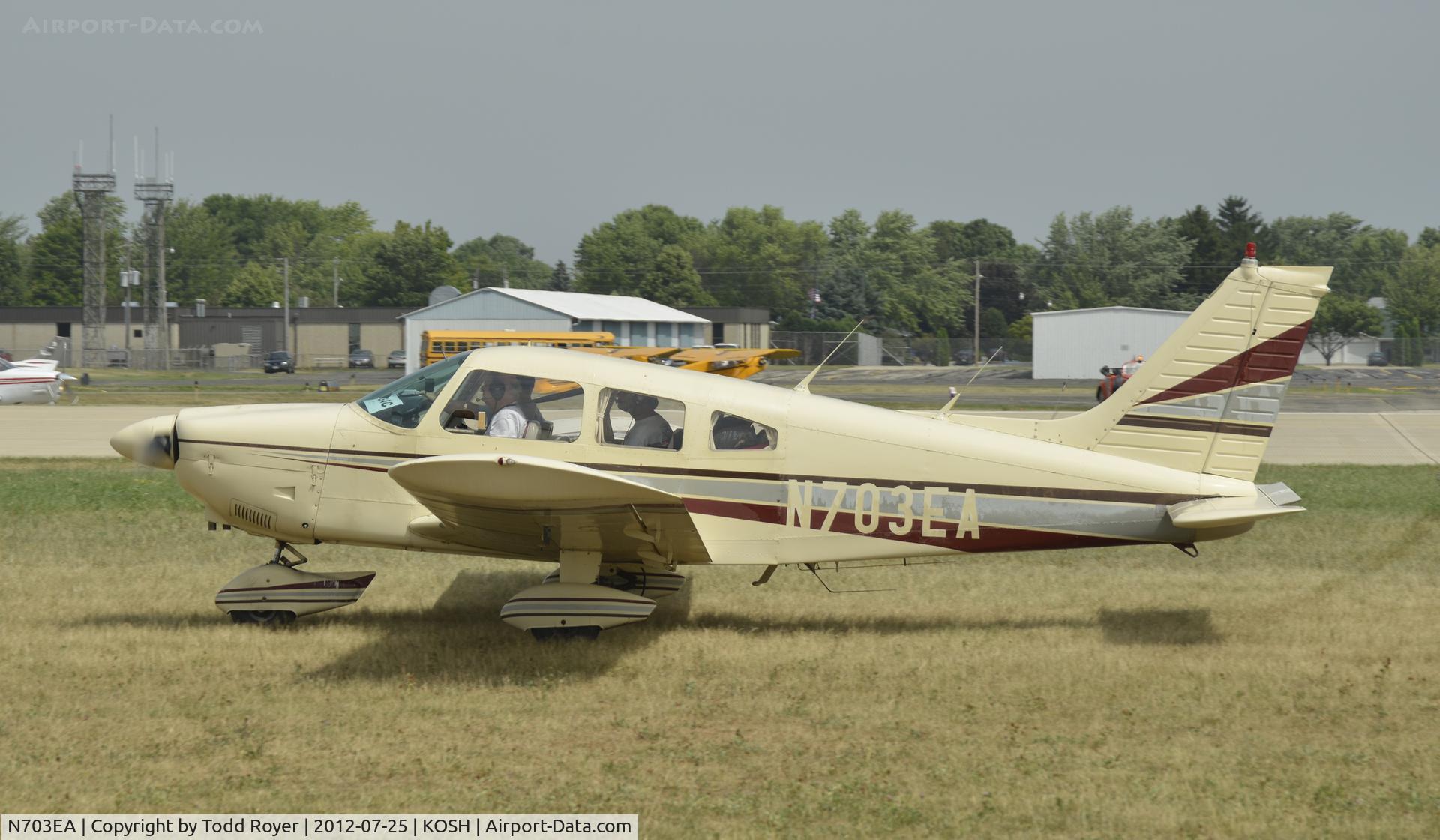 N703EA, 1973 Piper PA-28-180 Cherokee C/N 28-7405036, Airventure 2012