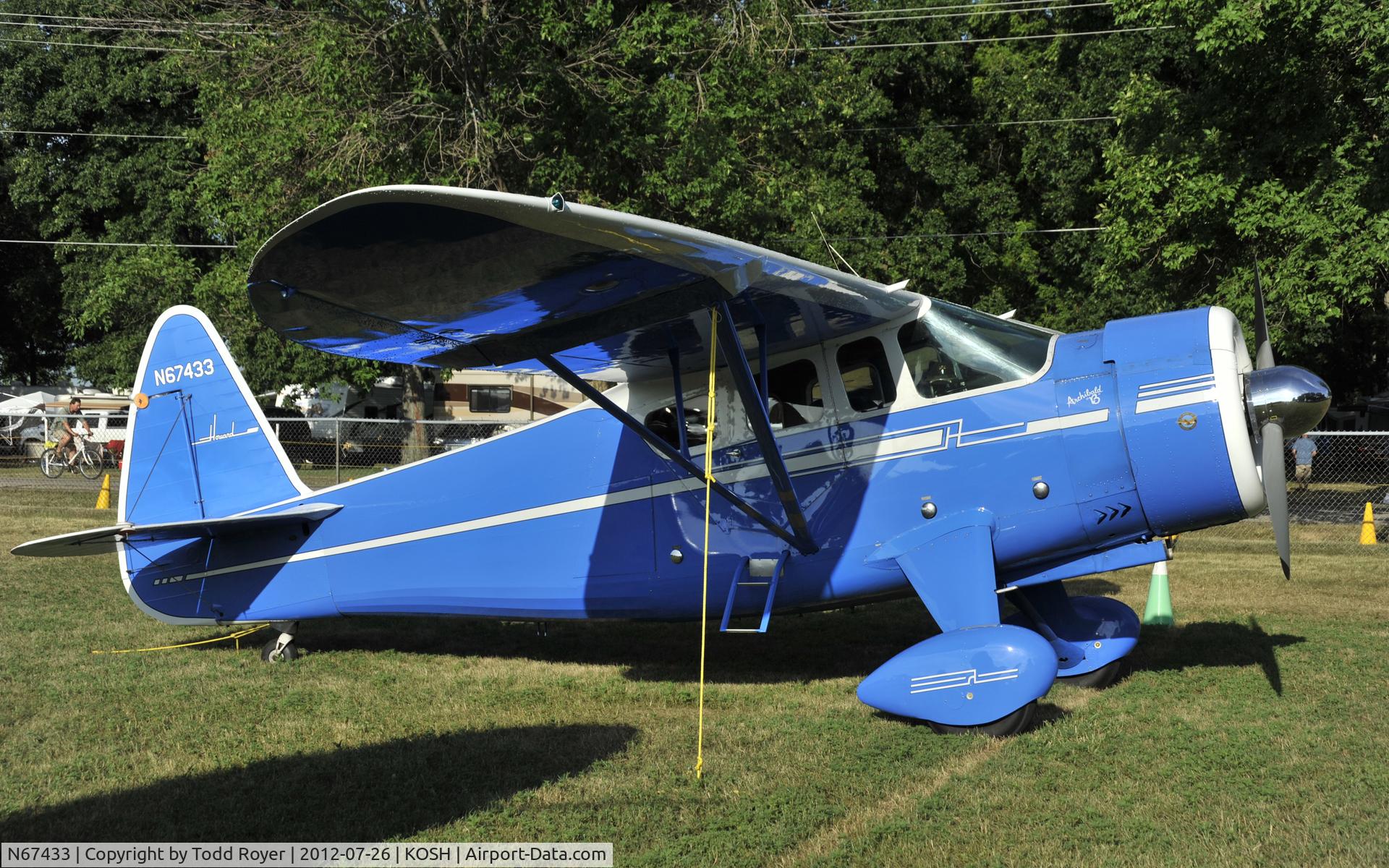N67433, 1942 Howard Aircraft DGA-15P C/N 563, Airventure 2012