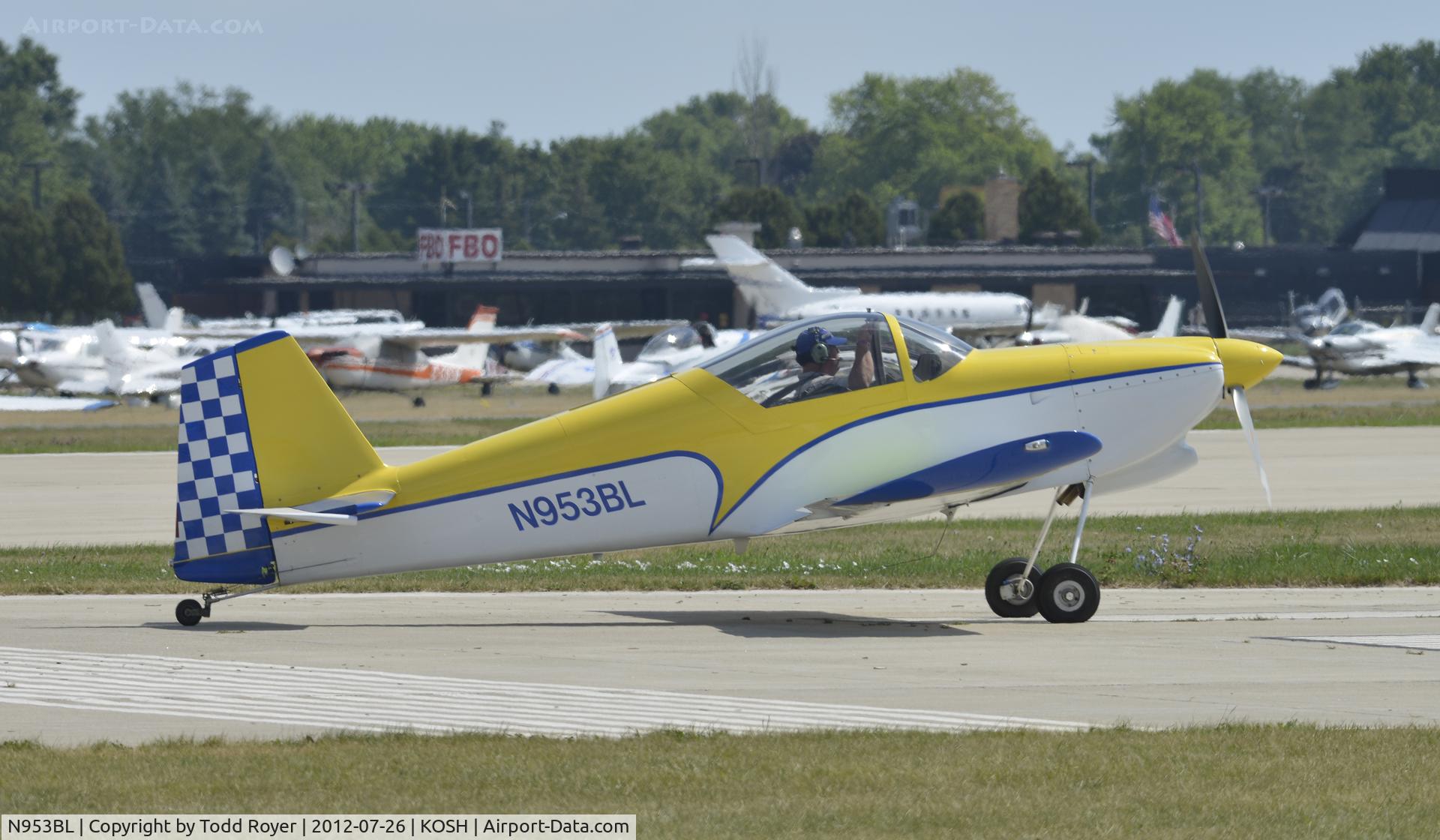 N953BL, Vans RV-6 C/N 22953, Airventure 2012