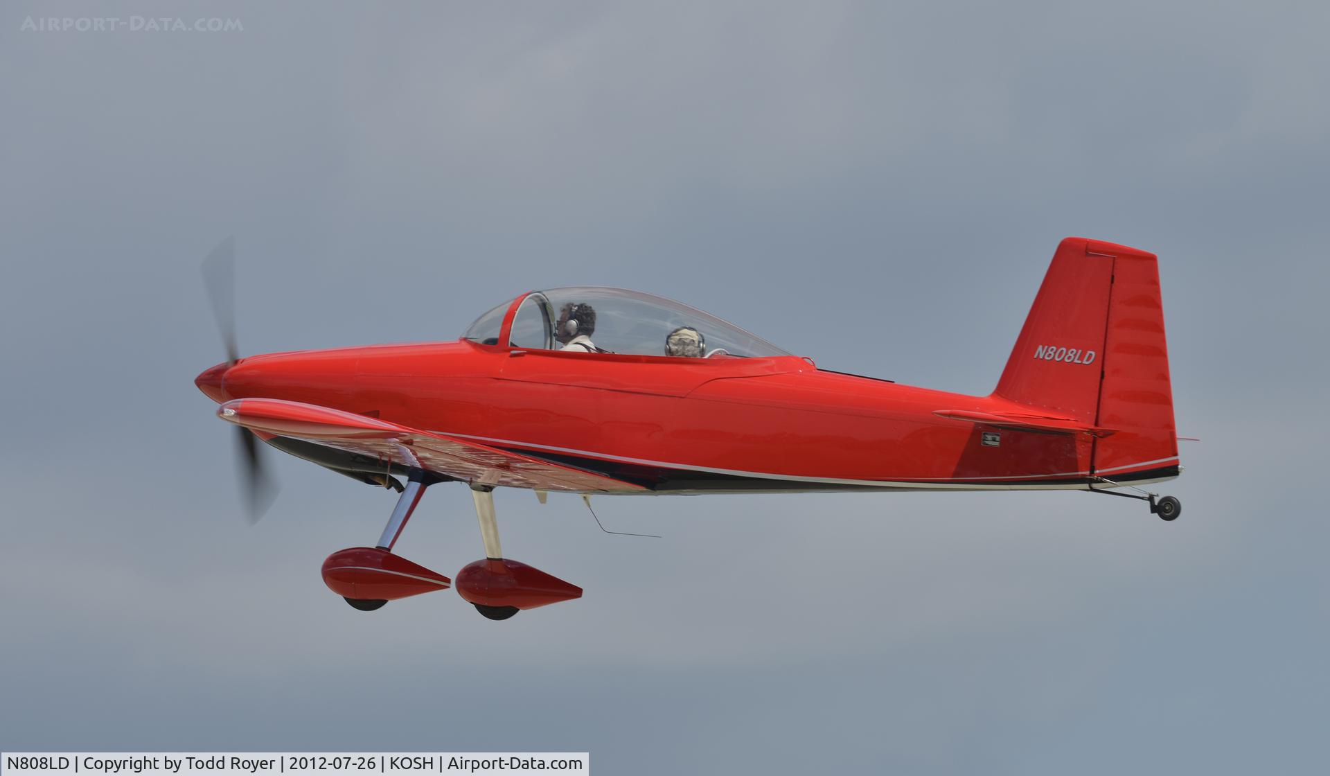N808LD, 2011 Vans RV-8 C/N 82693, Airventure 2012